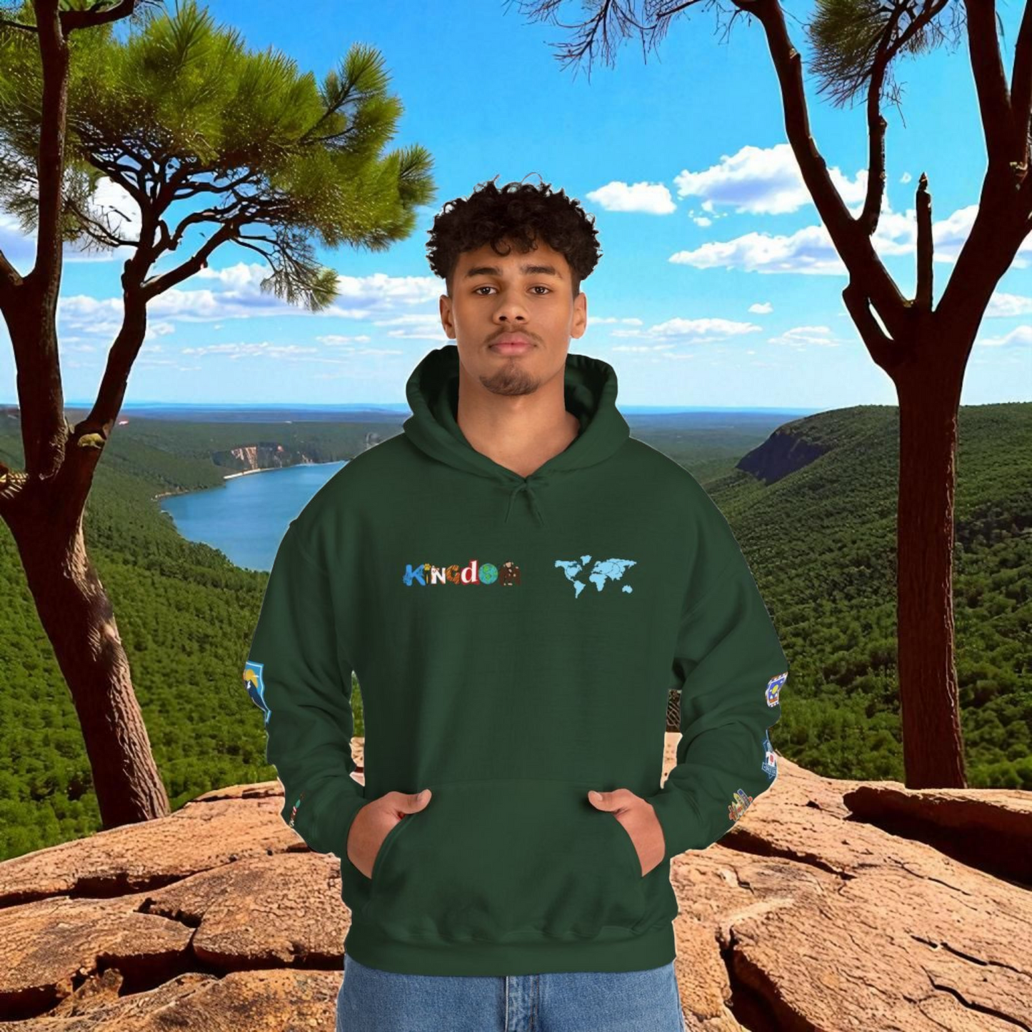 Vacation Theme Graphic Unisex Hoodie, Travel Enthusiast Sweatshirt