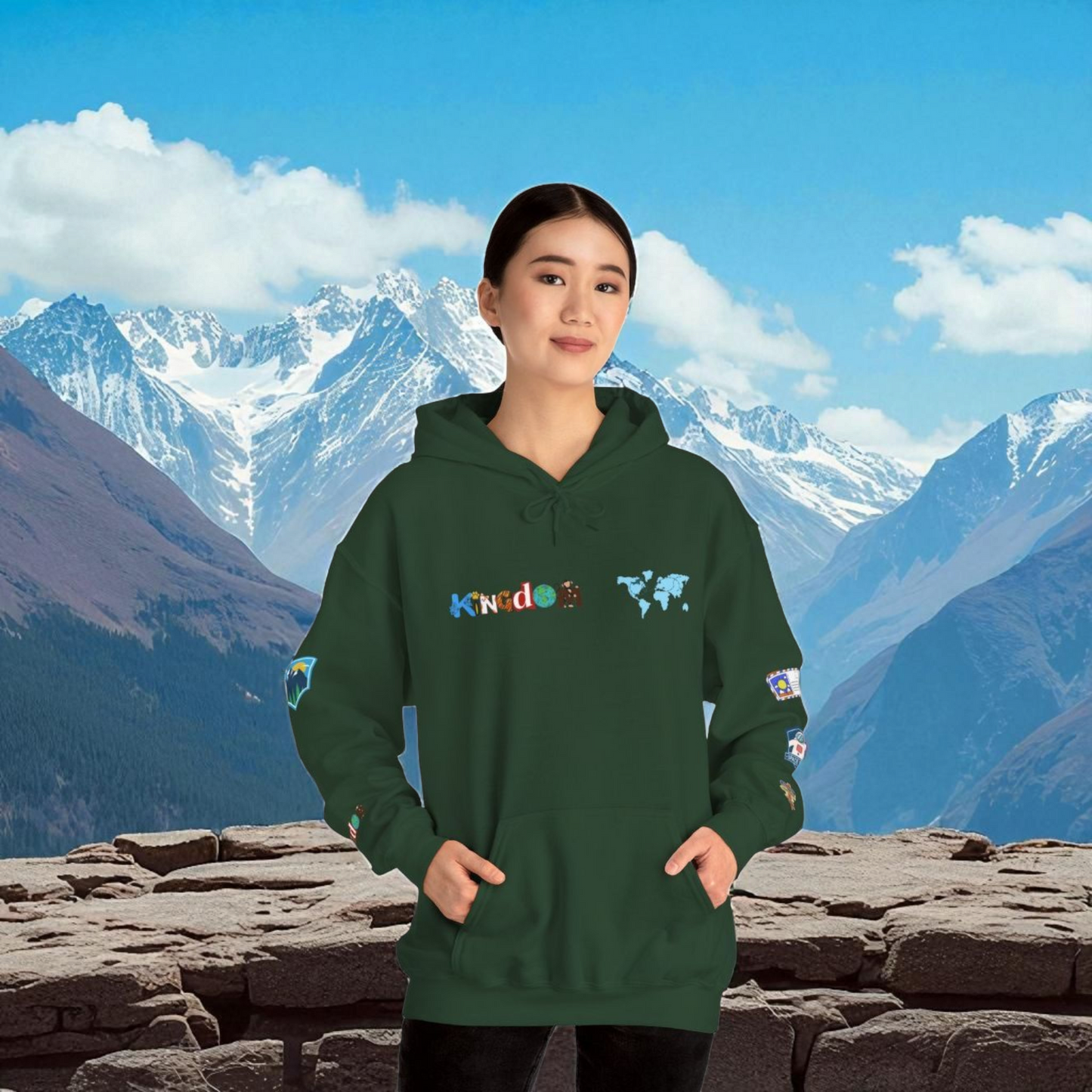 Vacation Theme Graphic Unisex Hoodie, Travel Enthusiast Sweatshirt