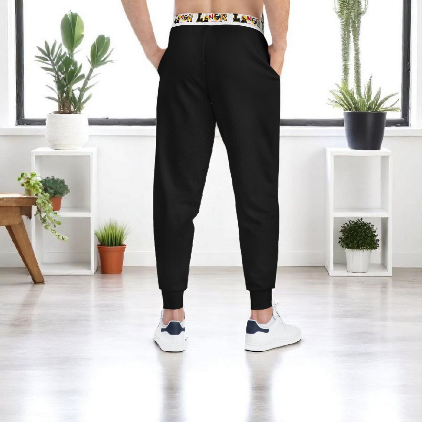 Multi- Colored Dragon Print Athletic Joggers for Comfort & Style, Unisex Casual Wear