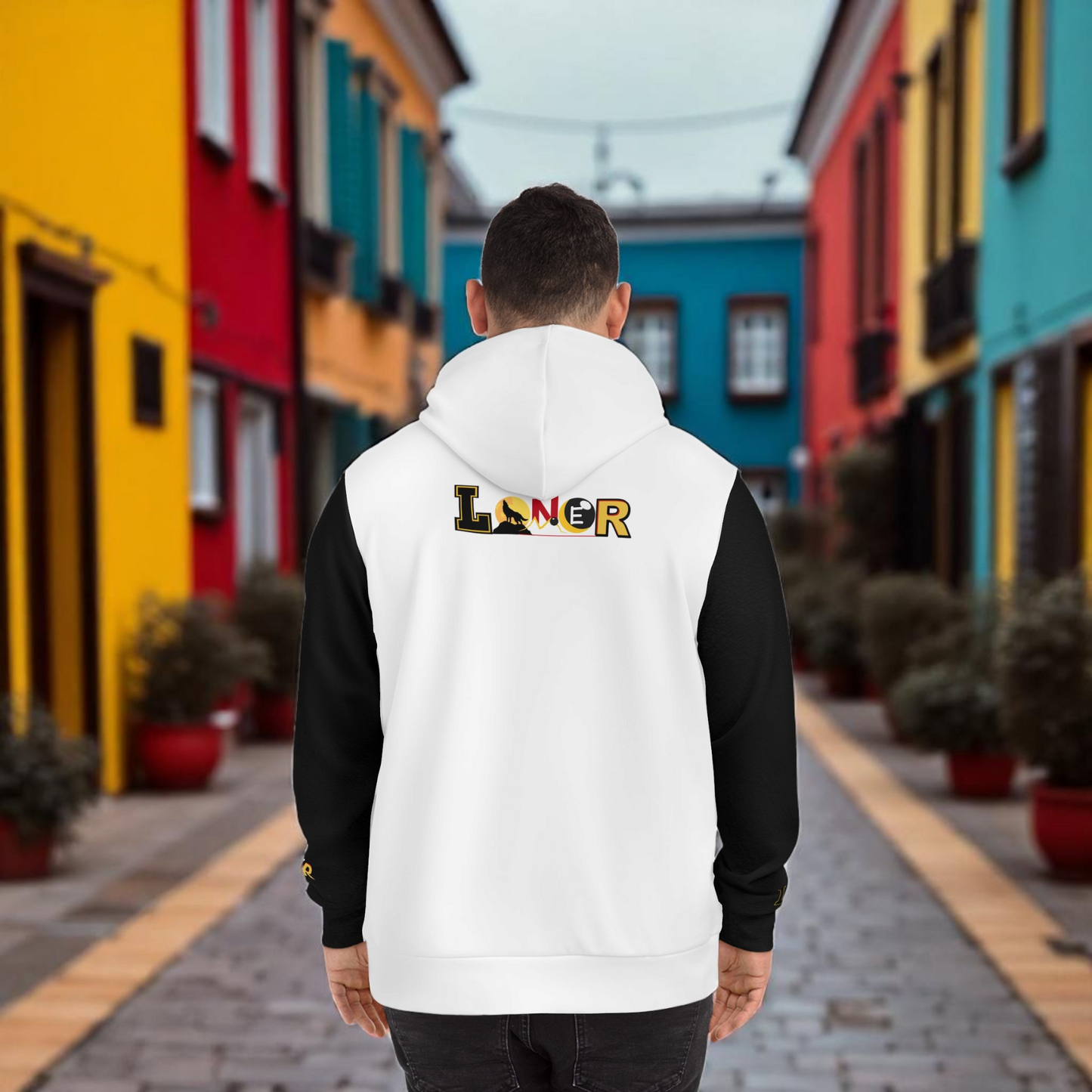 Stylish Dragon Hoodie, Unique Fashion Sweatshirt, AOP Design, Trendy Streetwear
