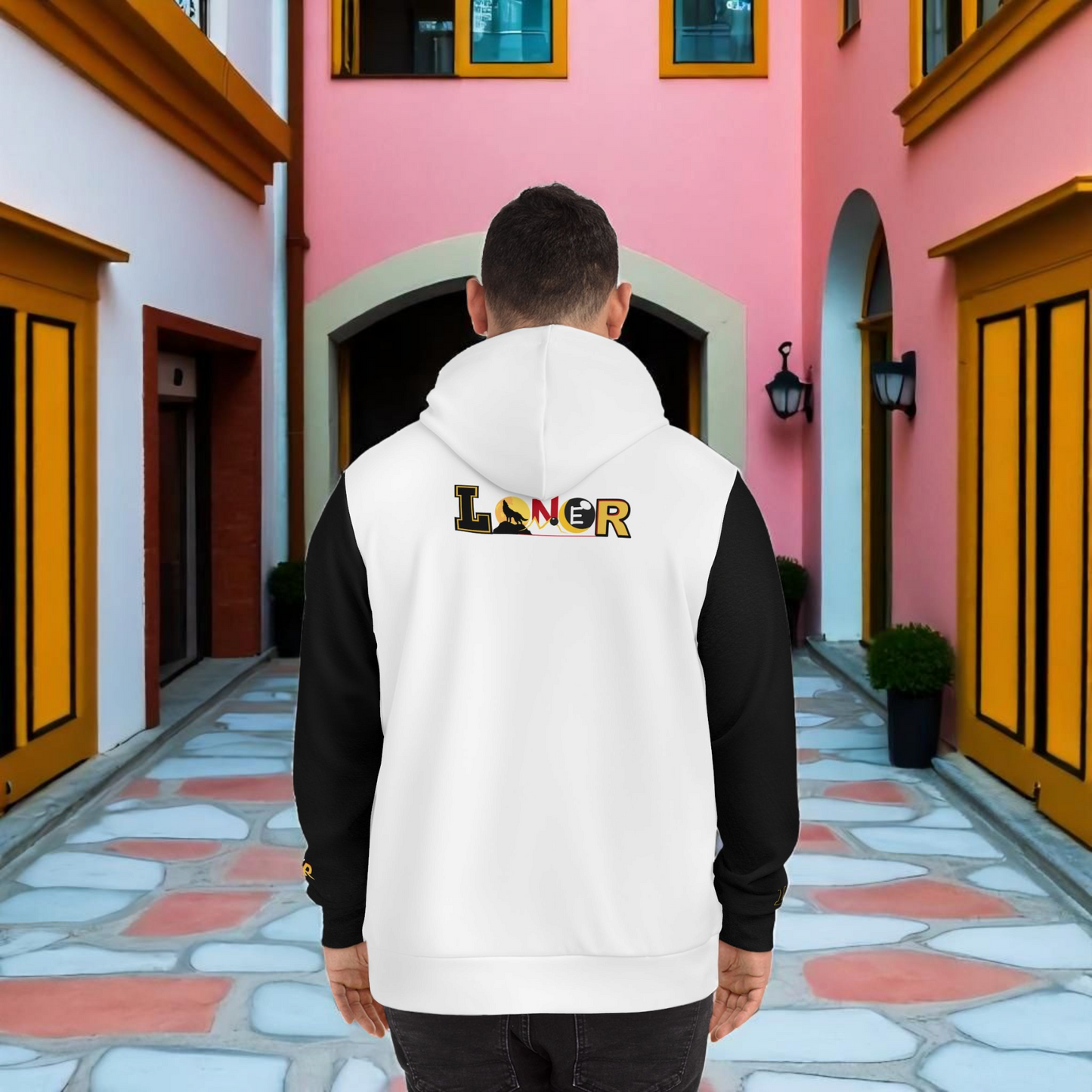Stylish Dragon Hoodie, Unique Fashion Sweatshirt, AOP Design, Trendy Streetwear