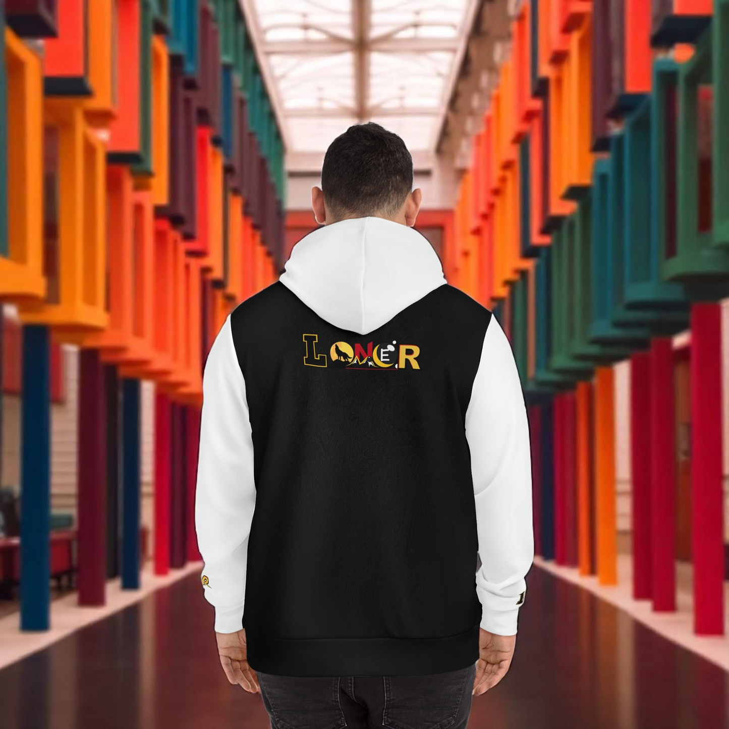 Stylish Dragon Hoodie, Unique Fashion Sweatshirt, AOP Design, Trendy Streetwear