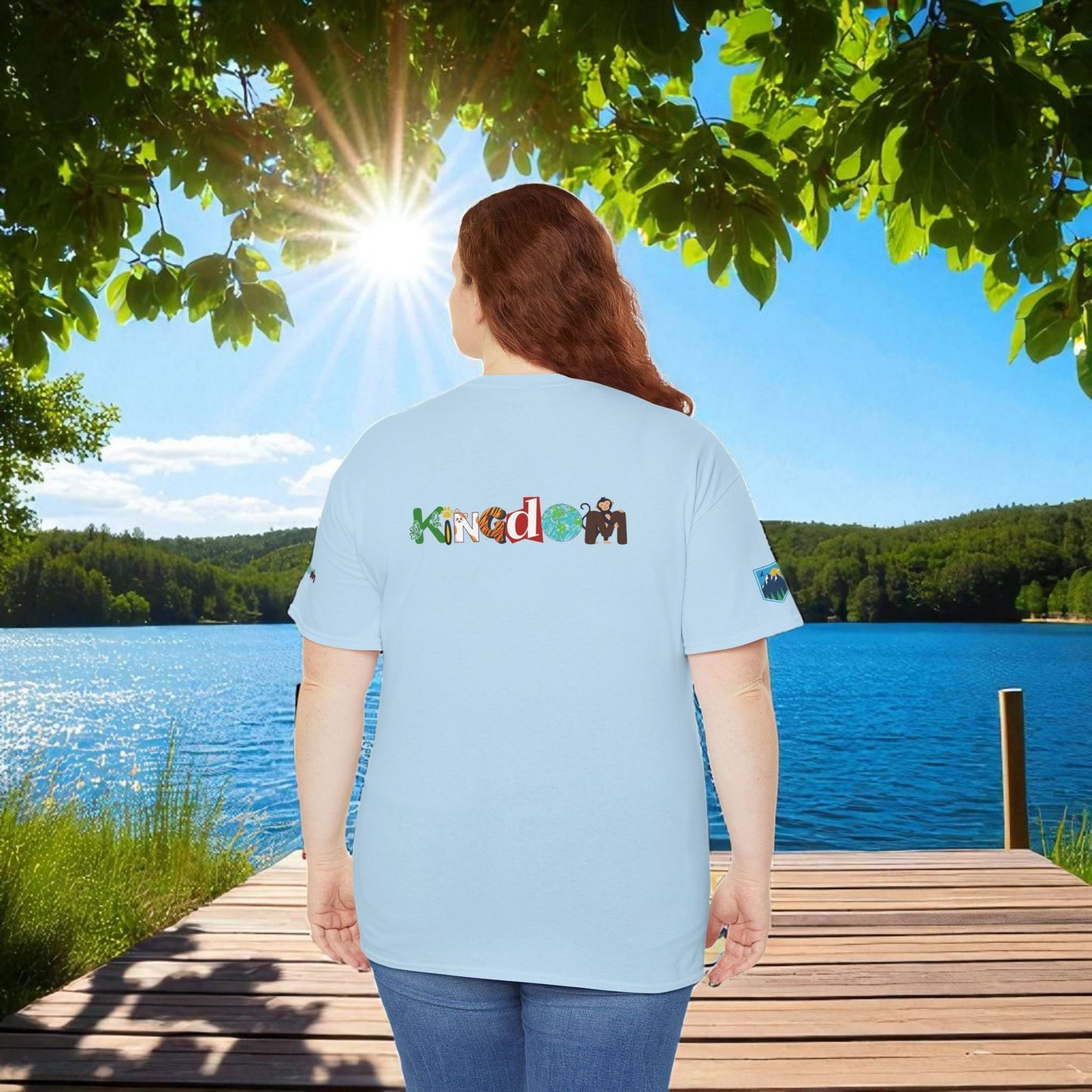 Nautical Dolphins Graphic Unisex T-shirt