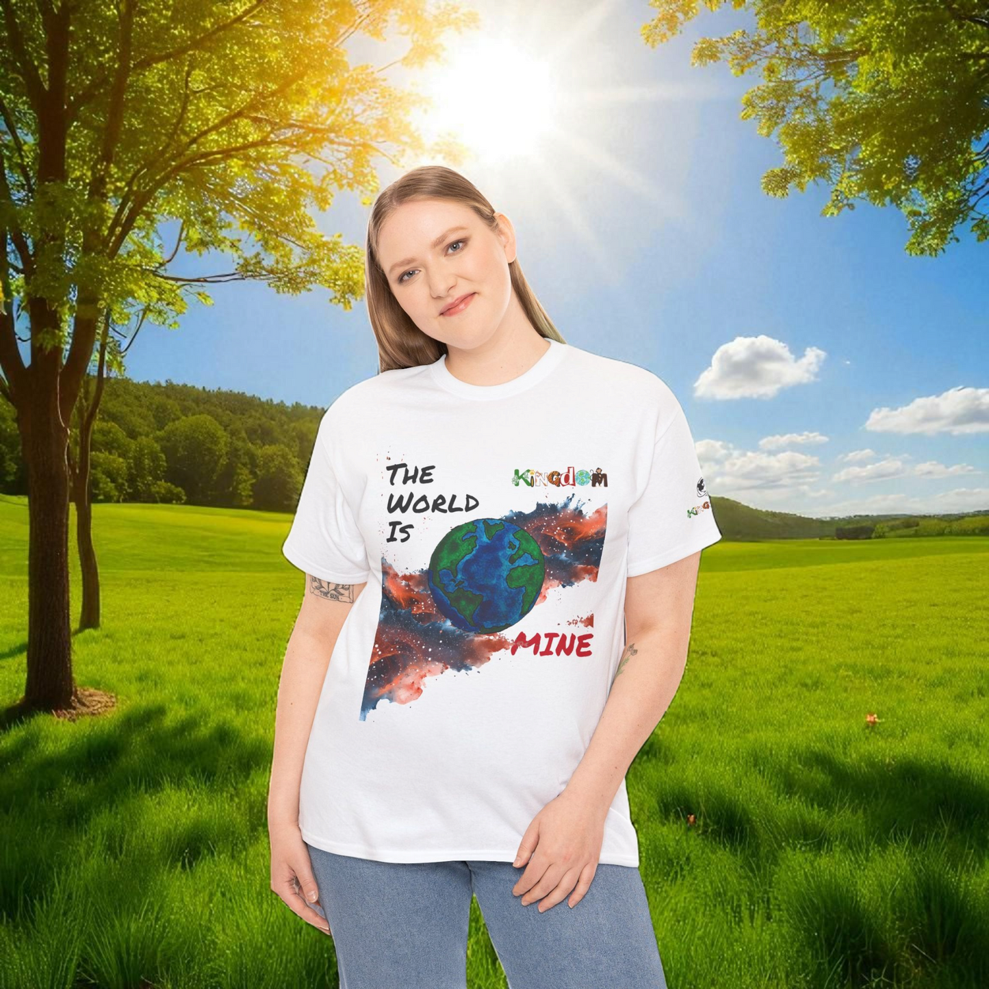 Galaxy Graphic Unisex Tee - Handcrafted Space Shirt, Cosmic Universe Top, Astronomy T-Shirt