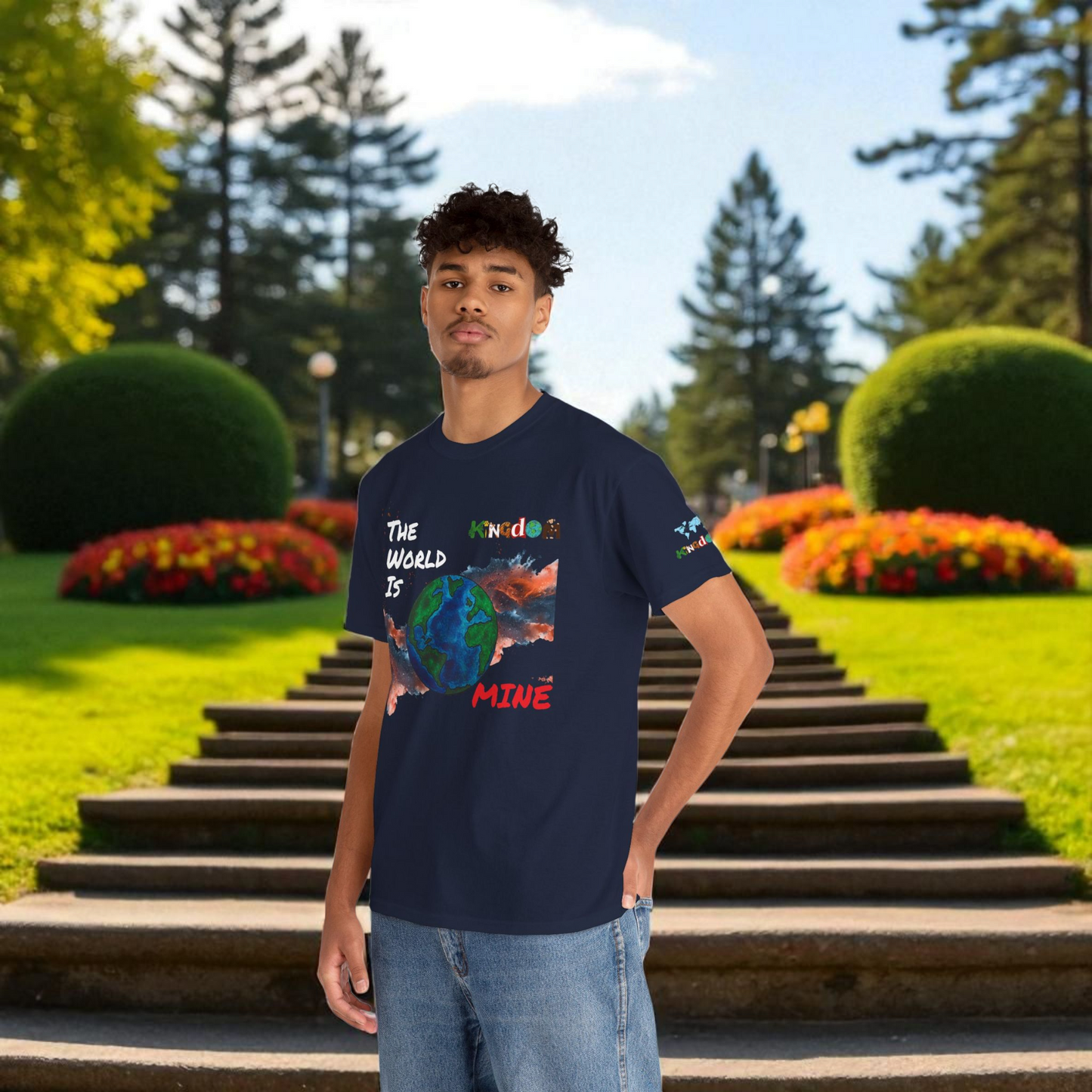 Galaxy Graphic Unisex Tee - Handcrafted Space Shirt, Cosmic Universe Top