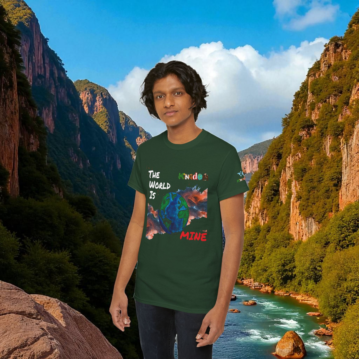 Galaxy Graphic Unisex Tee - Handcrafted Space Shirt, Cosmic Universe Top