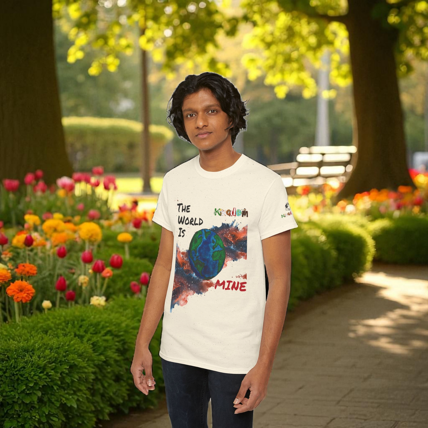Galaxy Graphic Unisex Tee - Handcrafted Space Shirt, Cosmic Universe Top, Nebula Design Cotton Tee
