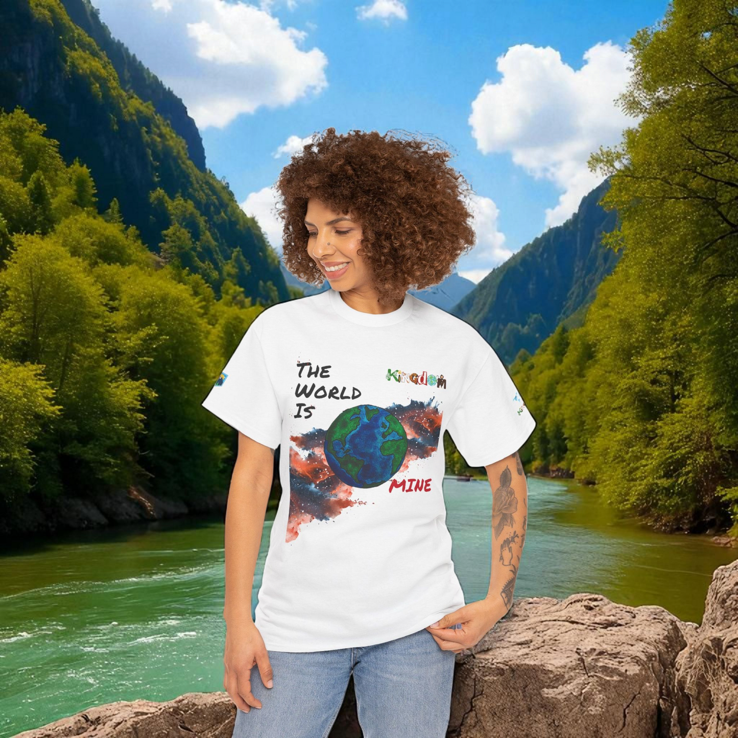 Galaxy Graphic Unisex Tee - Handcrafted Space Shirt, Cosmic Universe Top, Nebula Design Cotton Tee