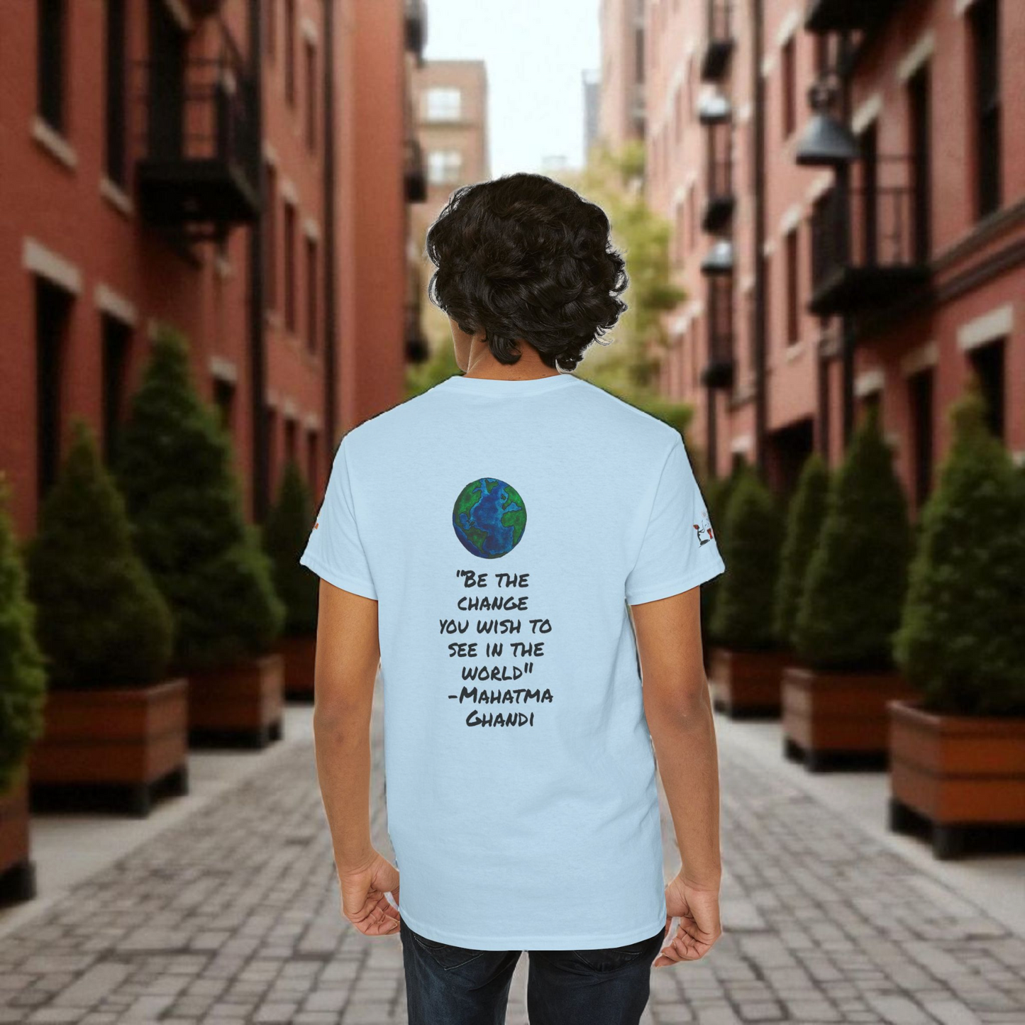 Ethnic Family Doodle Unisex Tee, Handcrafted Tshirt, Unique Family Shirt, Cultural Graphic Teee