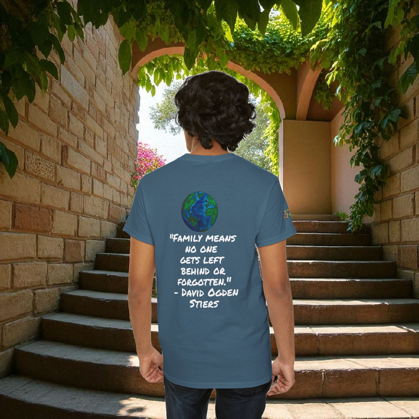 Ethnic Family Doodle Unisex Tee, Handcrafted Tshirt, Unique Family Shirt, Cultural Graphic Teee