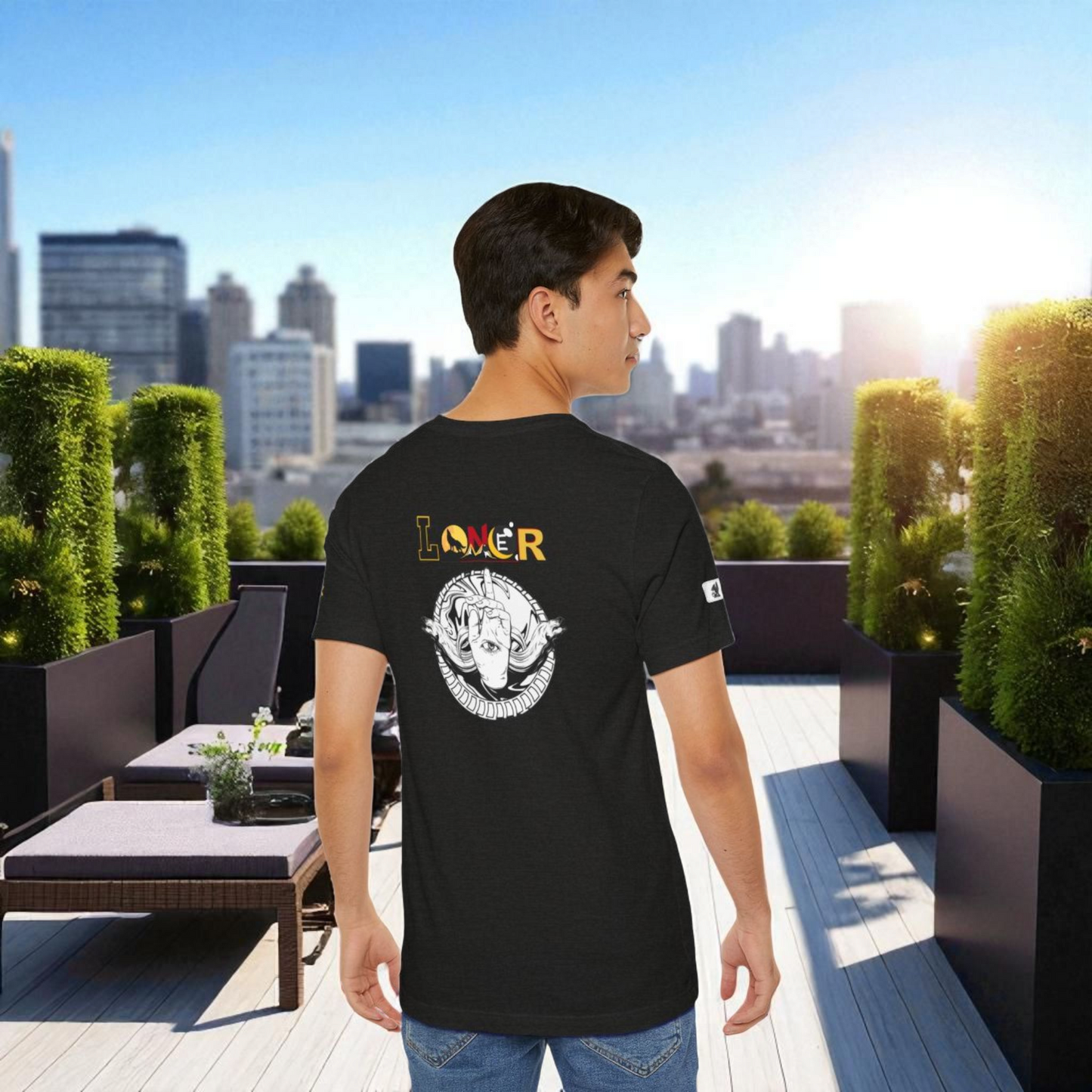 Loner Theme Unisex Tee, Unique Hand with Eye Graphic, Moray Eels Shirt, Eye-Catching T-Shirt, Graphic Tee for Introverts, Gift for Nature