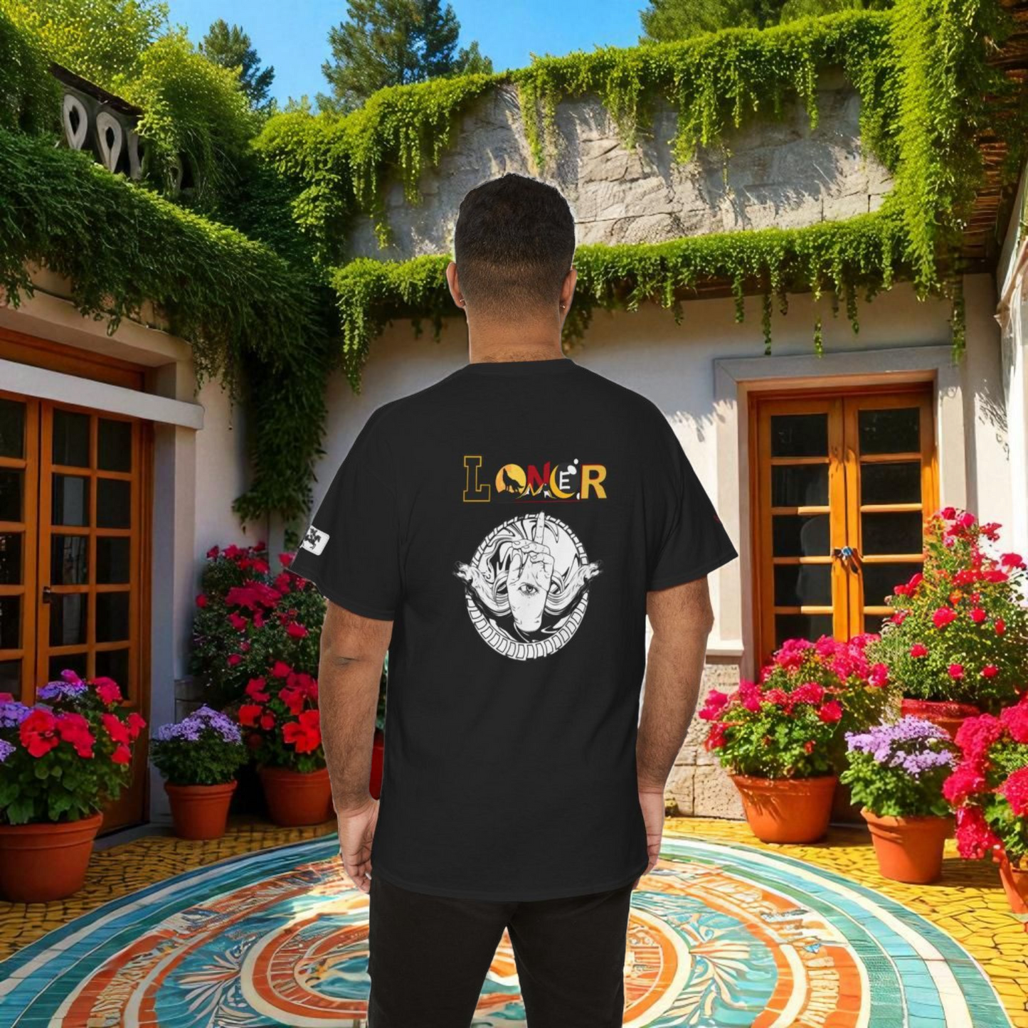 Loner Theme Unisex Tee, Unique Hand with Eye Graphic, Moray Eels Shirt, Eye-Catching T-Shirt, Graphic Tee for Introverts, Gift for Nature