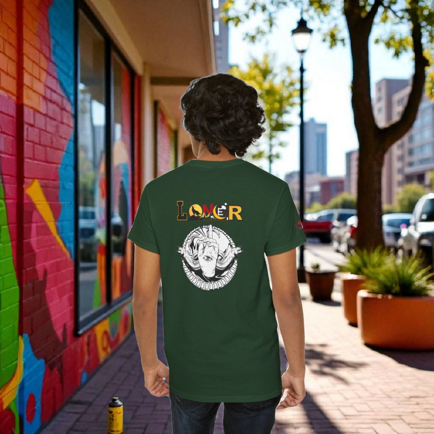 Loner Theme Unisex Tee, Unique Hand with Eye Graphic, Moray Eels Shirt, Eye-Catching T-Shirt, Graphic Tee for Introverts, Gift for Nature