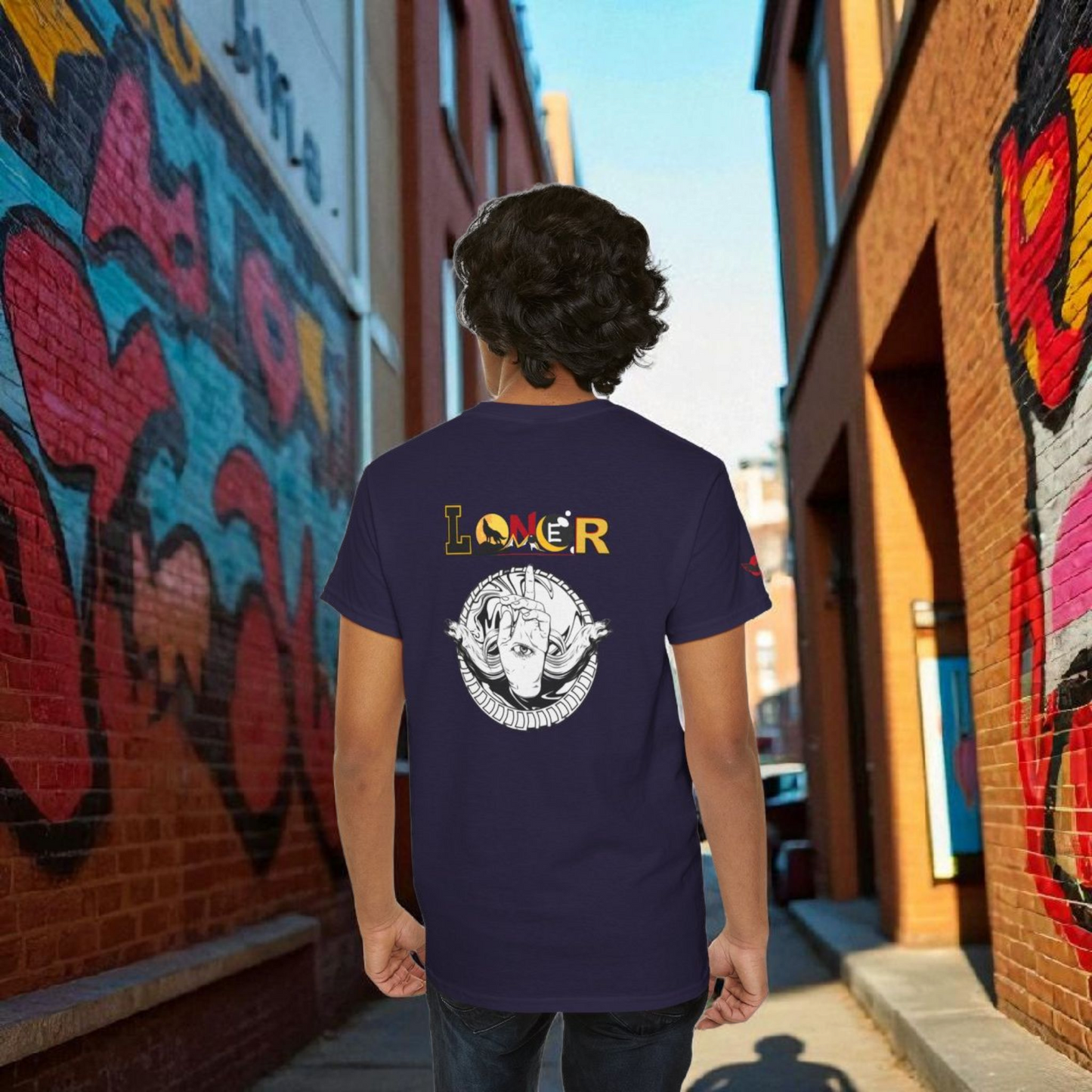 Loner Theme Unisex Tee, Unique Hand with Eye Graphic, Moray Eels Shirt, Eye-Catching T-Shirt, Graphic Tee for Introverts, Gift for Nature