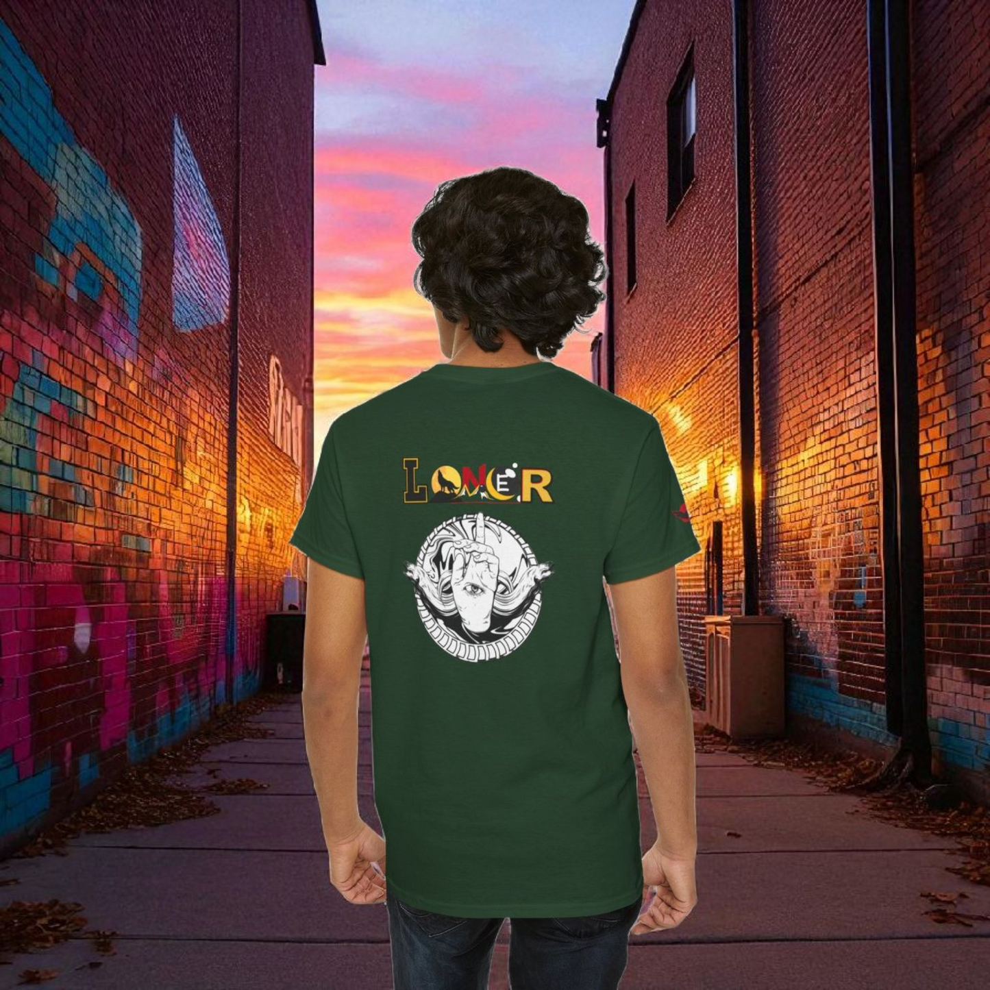 Loner Theme Unisex Tee, Unique Hand with Eye Graphic, Moray Eels Shirt, Eye-Catching T-Shirt, Graphic Tee for Introverts, Gift for Nature