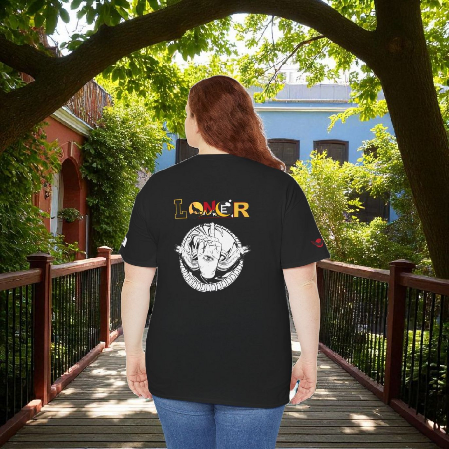 Loner Theme Unisex Tee, Unique Hand with Eye Graphic, Moray Eels Shirt, Eye-Catching T-Shirt, Graphic Tee for Introverts, Gift for Nature