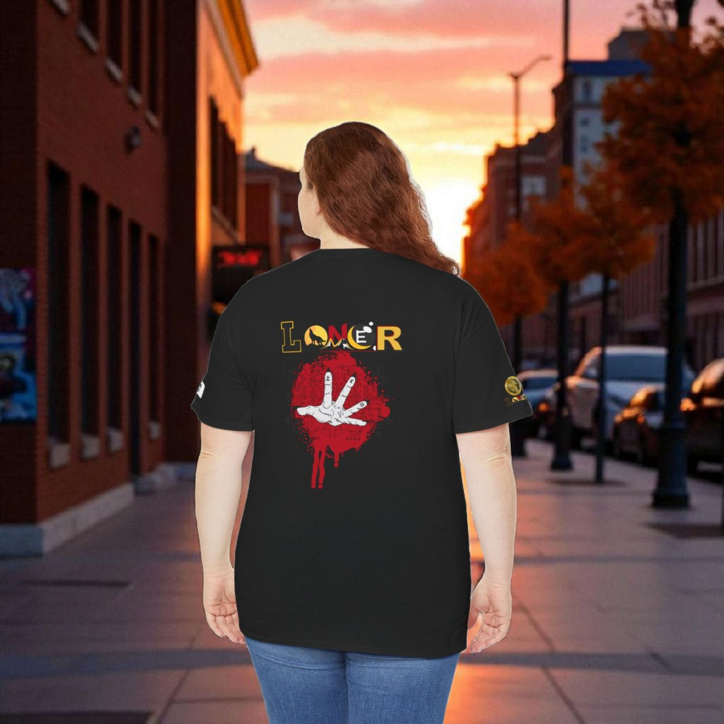 Mystical Hand Art Unisex Tee, Loner Themed Reaching Hand Graphic Shirt, Alternative clothing