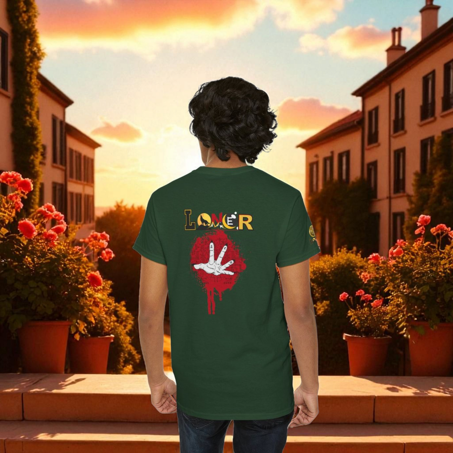 Mystical Hand Art Unisex Tee, Loner Themed Reaching Hand Graphic Shirt, Alternative clothing