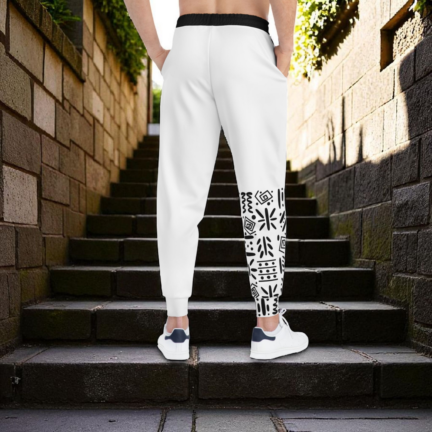Handcrafted Afro Music Cartoon Art Unisex Joggers