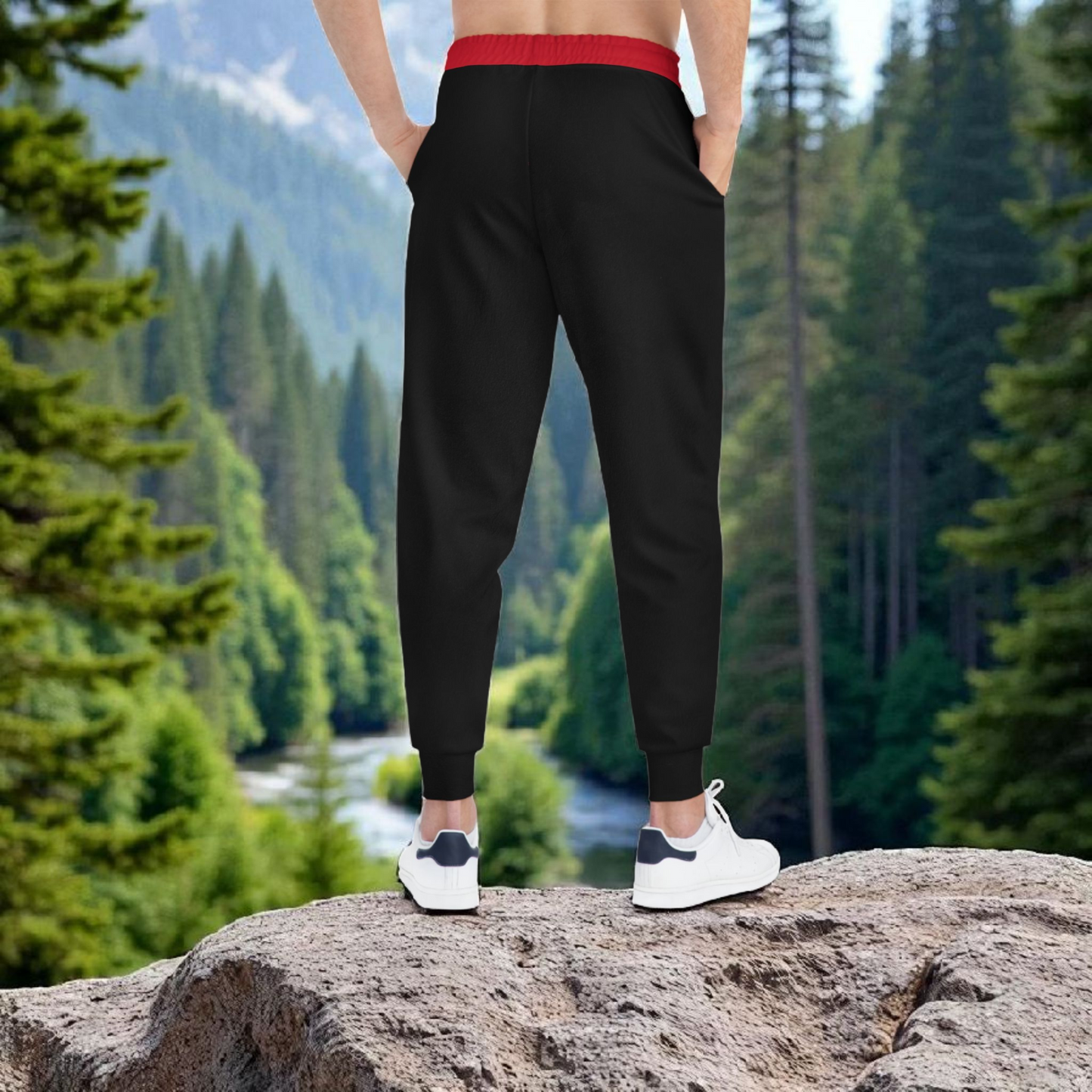 Graphic Travel-Inspired Athletic Unisex Joggers | Casual Fitness Pants