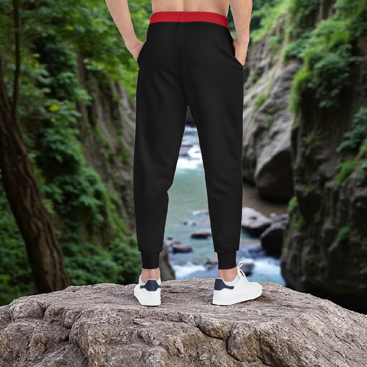 Graphic Travel-Inspired Athletic Unisex Joggers | Casual Fitness Pants