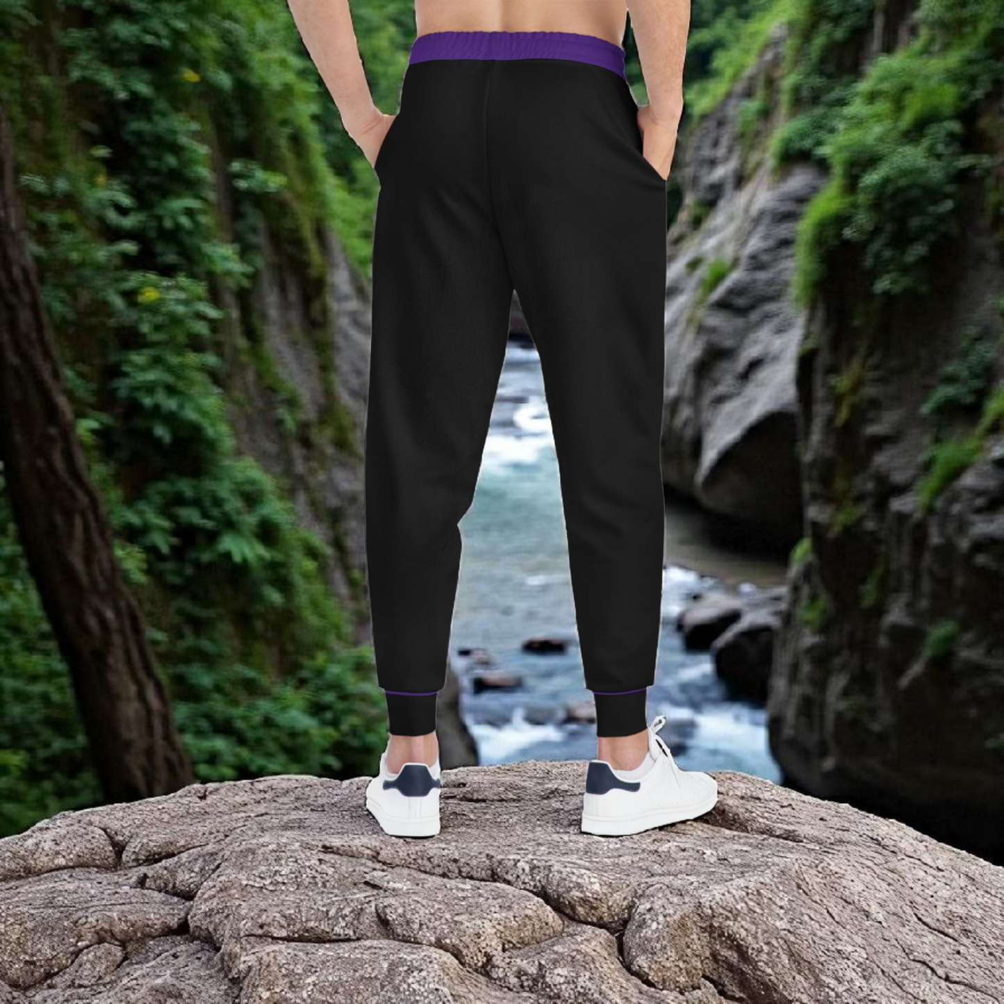 Graphic Travel-Inspired Athletic Unisex Joggers | Casual Fitness Pants