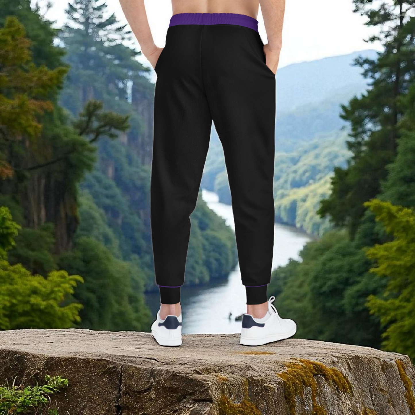 Graphic Travel-Inspired Athletic Unisex Joggers | Casual Fitness Pants