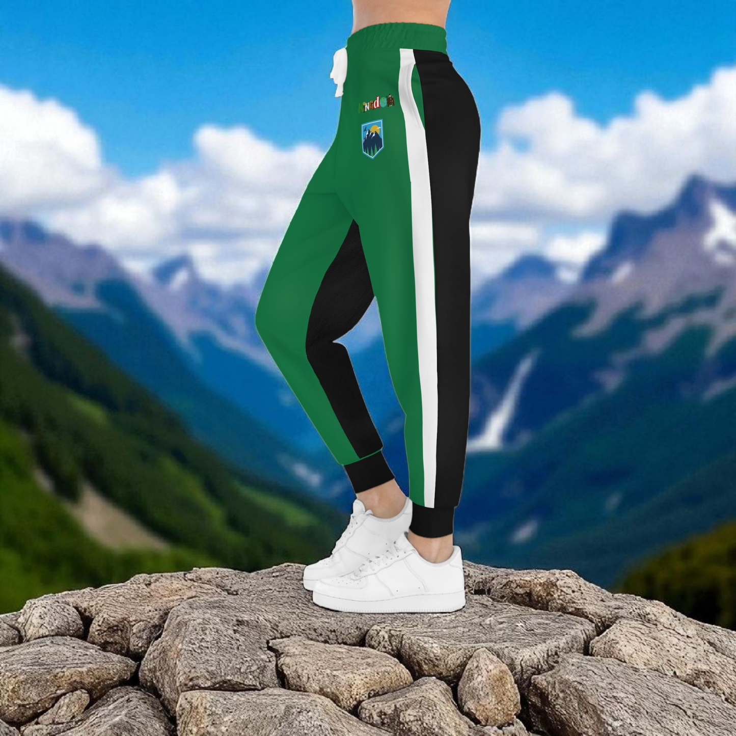 Graphic Travel-Inspired Athletic Unisex Joggers, Casual Fitness Pants