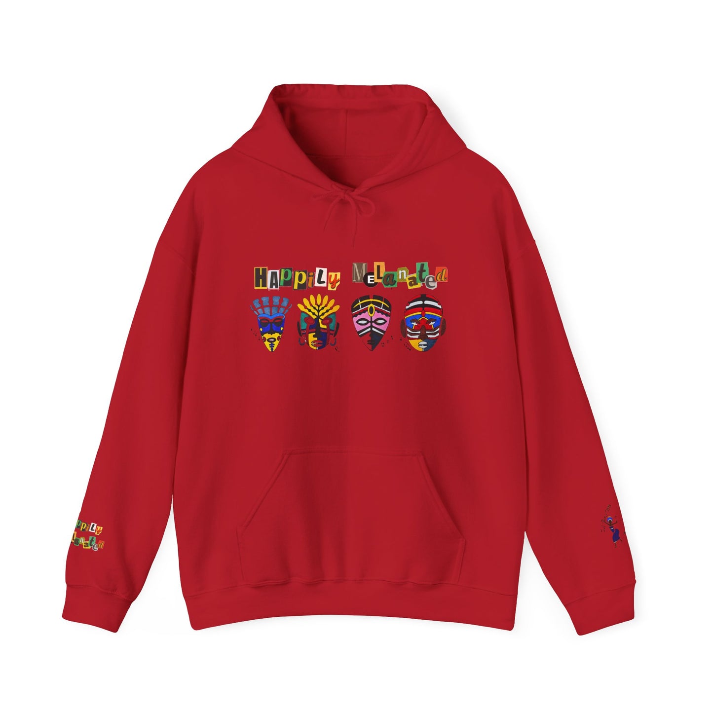 Ethnic Streetwear Unisex Heavy Blend, Hand-Drawn Tribal Music Art, Daily Wear