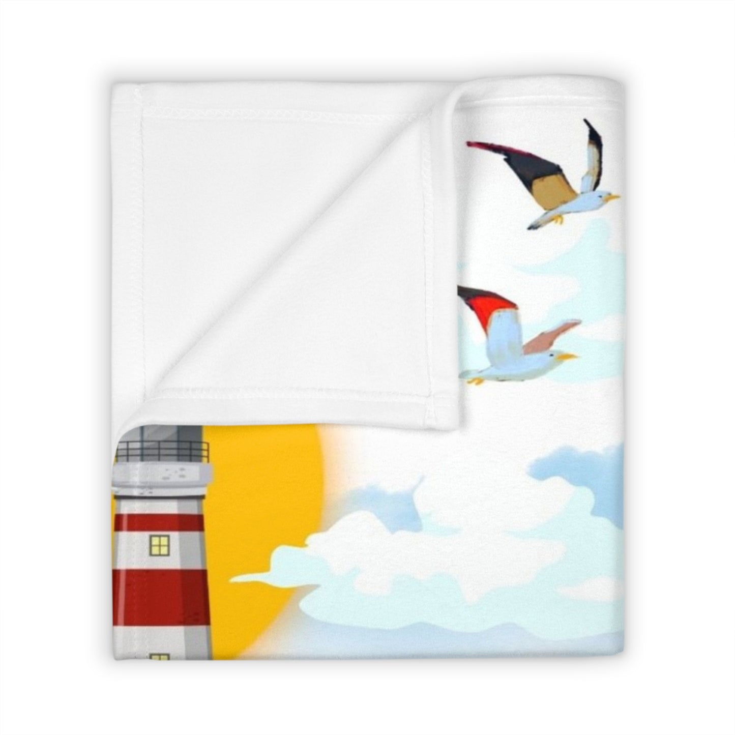 Ocean Adventure Throw Blanket, Cozy Marine Life Blanket, Nautical Home Decor