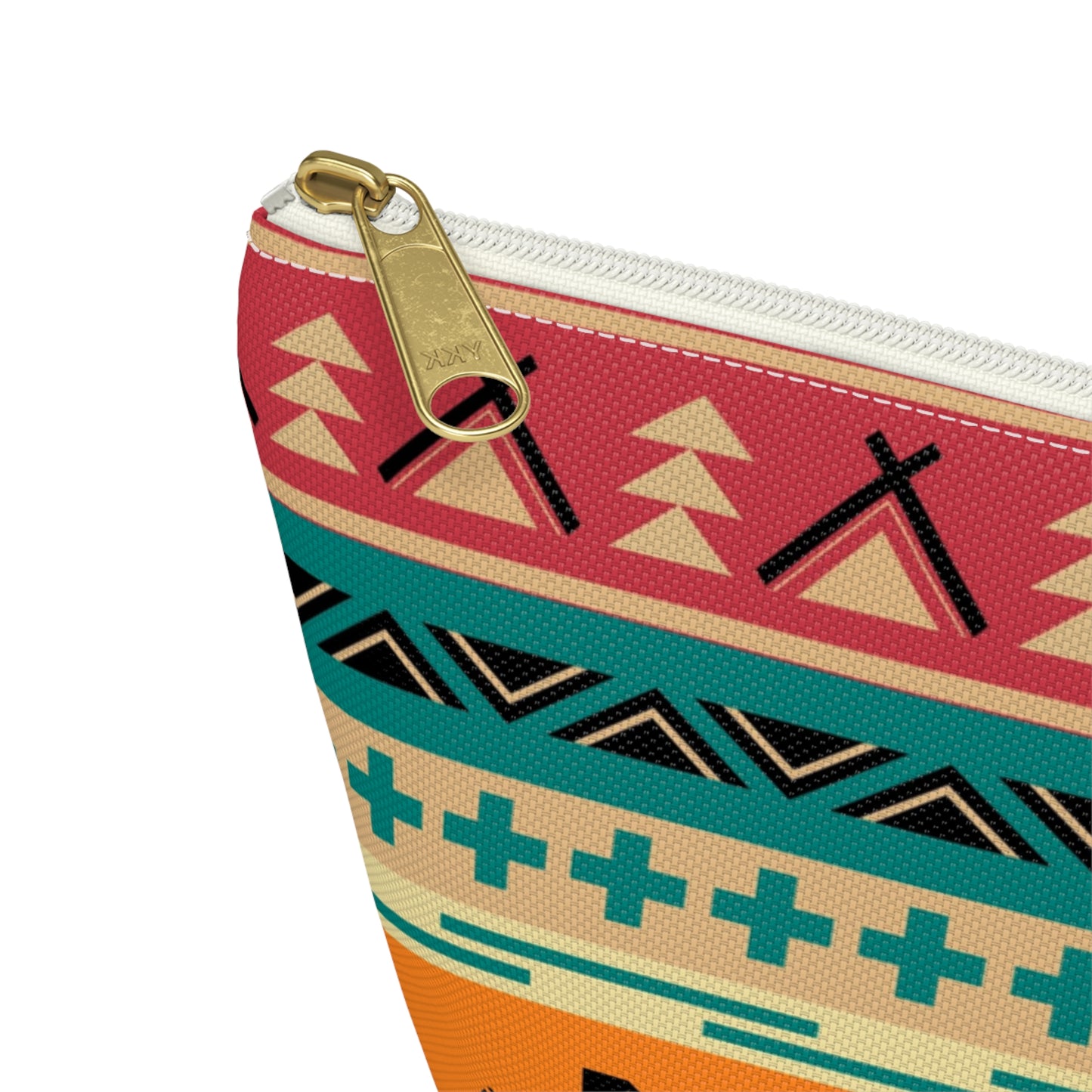 Southwestern Thunderbird Accessory Pouch — Tribal Pattern Makeup Bag