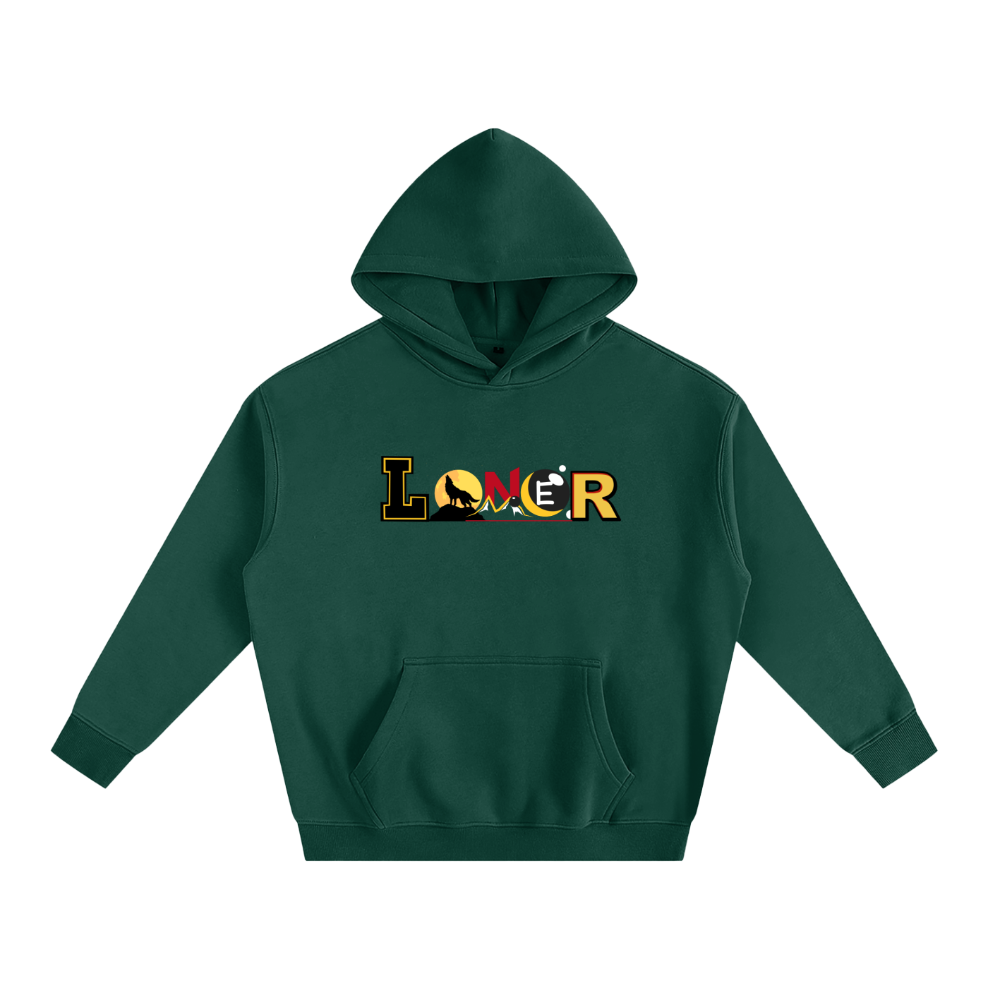 Unisex Medieval Themed Oversize Fleeced Hoodie, Knights and Dragon Fans