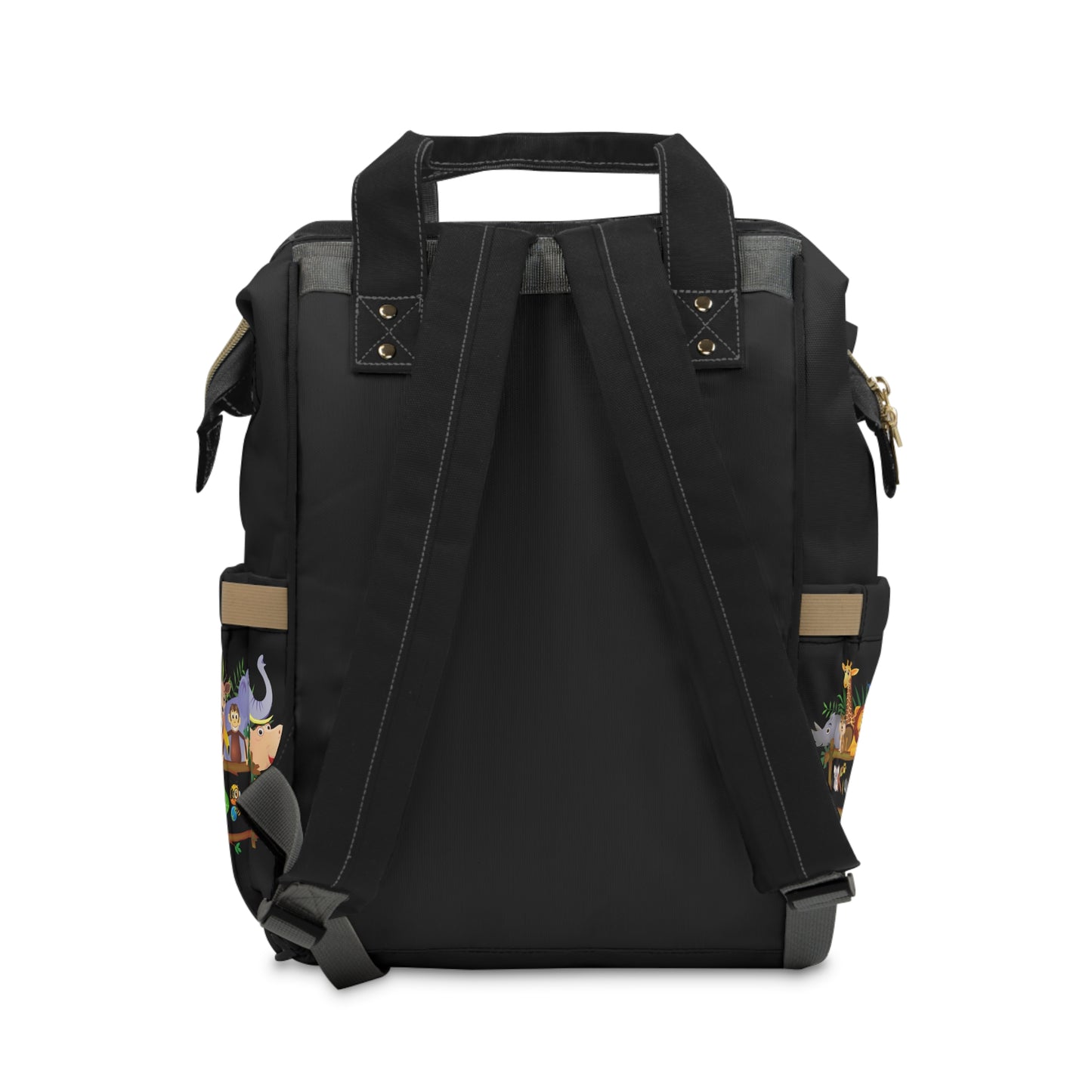 Eco-Friendly Panda Design Diaper Backpack for Parents on the Go