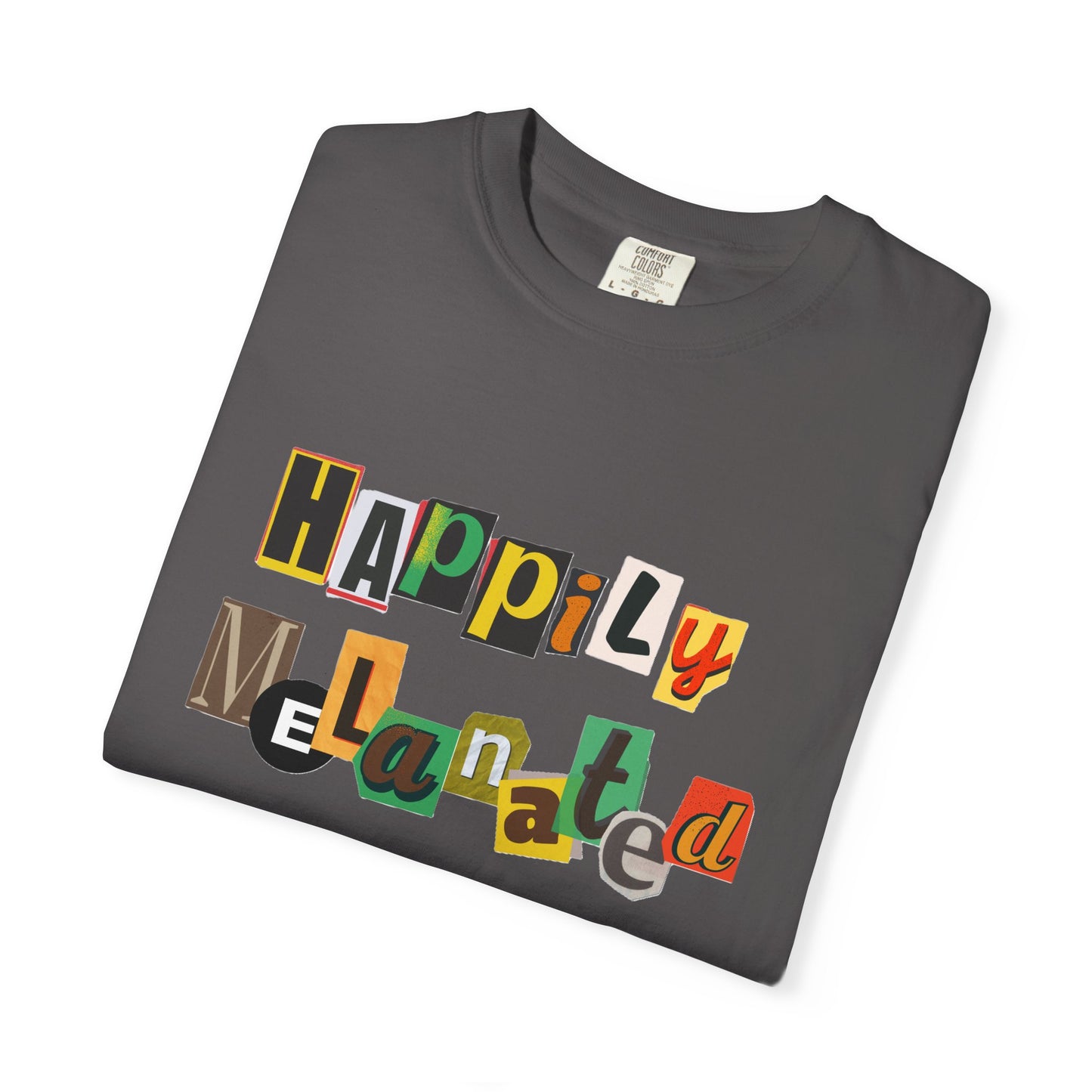 Handcrafted Jamaican Flag Art Graphic Tee, Unisex Garment-Dyed T-shirt