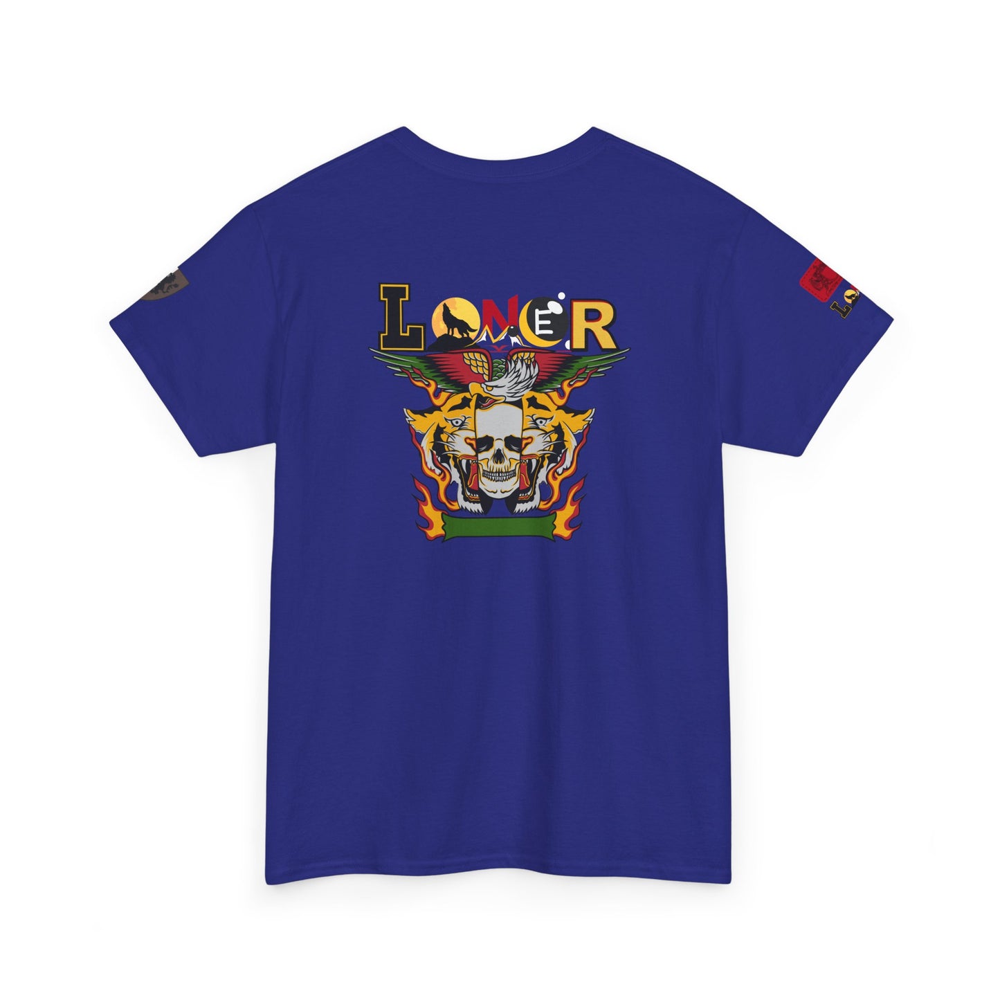 Tiger Skull Graphic Tee, Wild Animal Print Shirt for Men and Women, Alternative Art