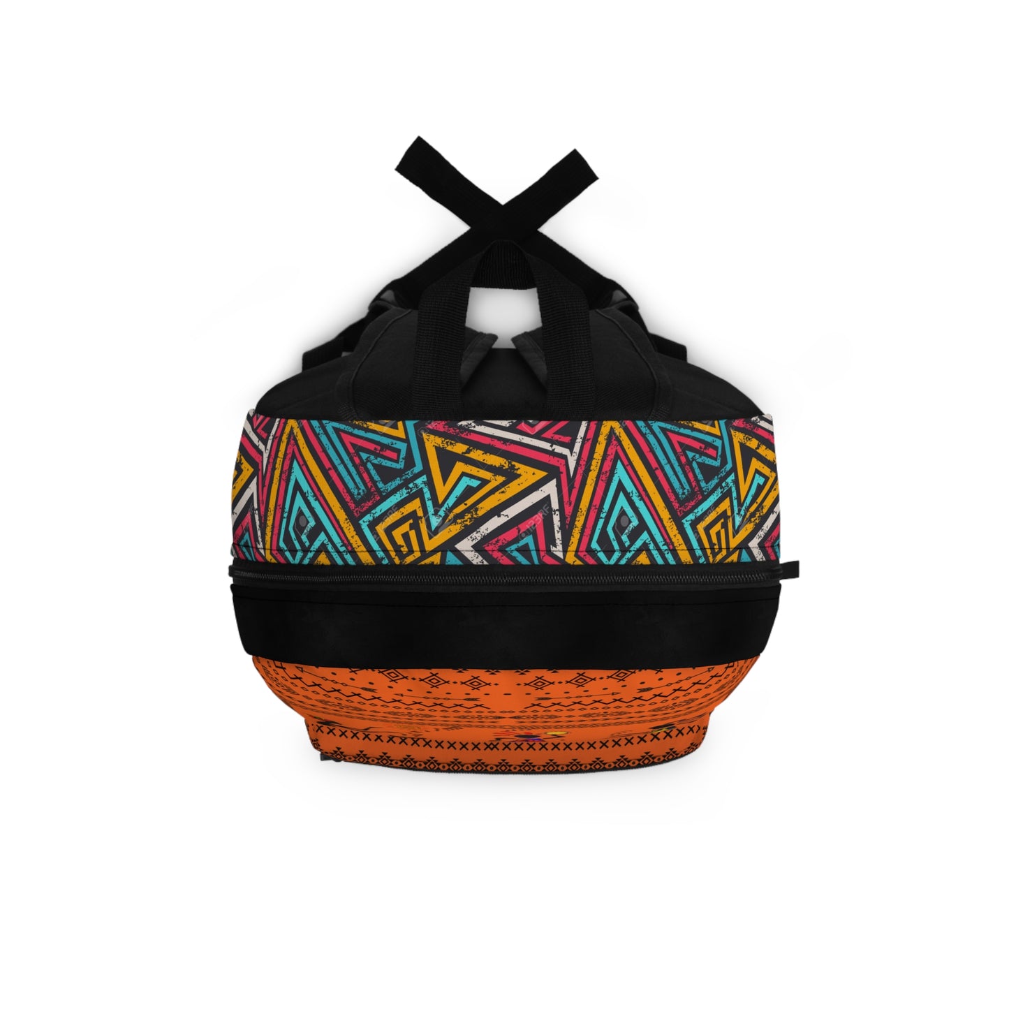 Ethnic Music Backpack, Music Lover Bag, Cartoon Print Rucksack, Ethnic Design