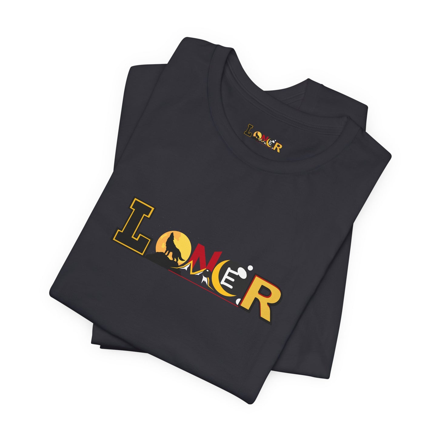 Loner Unisex Jersey Tee, Unique Hand with Eye Graphic, Moray Eels Shirt, Eye-Catching T-Shirt