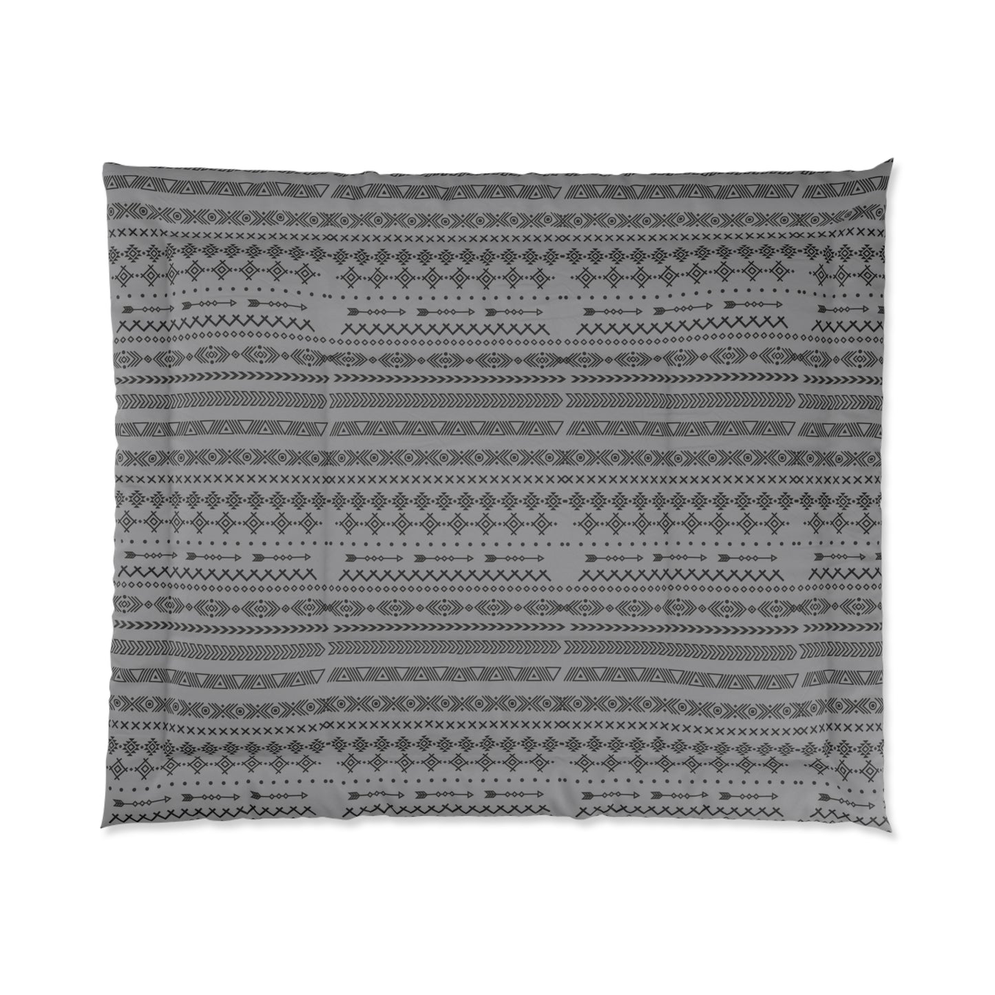 Bohemian Geometric Comforter, Cozy Blanket for Home Decor, Boho Style Bedding