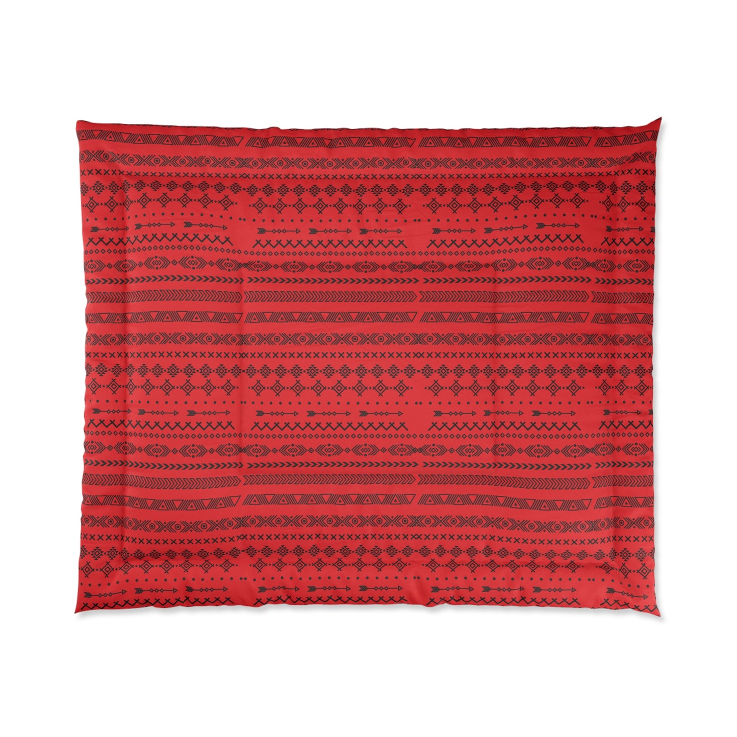Boho Geometric Comforter, Cozy Blanket for Home Decor, Boho Style Bedding