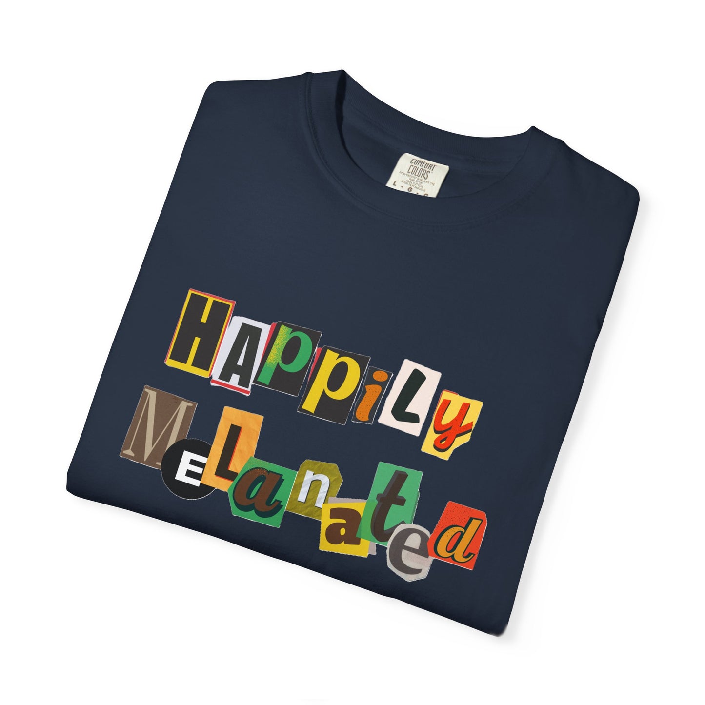 Handcrafted Jamaican Flag Art Graphic Tee, Unisex Garment-Dyed T-shirt