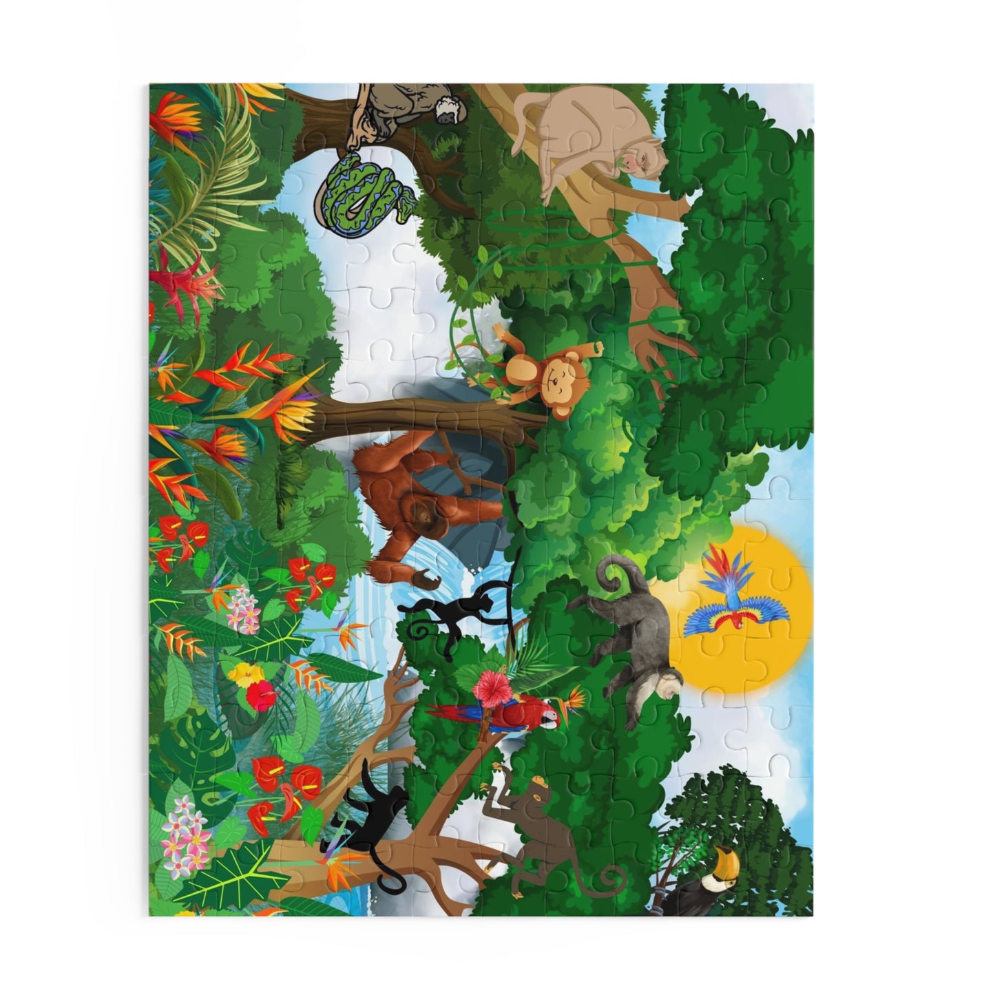 Nature-Themed Puzzle (120/252/500-Piece) – Fun for All Ages!