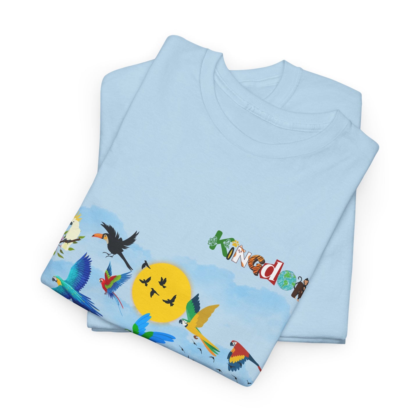 Tropical Birds Unisex Tee, Jungle Animals Graphic Shirt, Nature Inspired T-Shirt