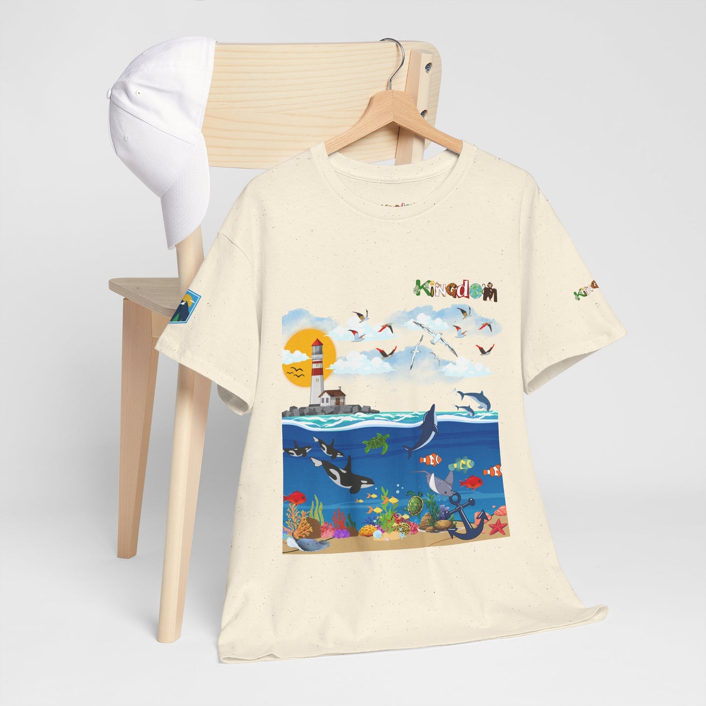 Nautical Dolphins Graphic Unisex T-shirt