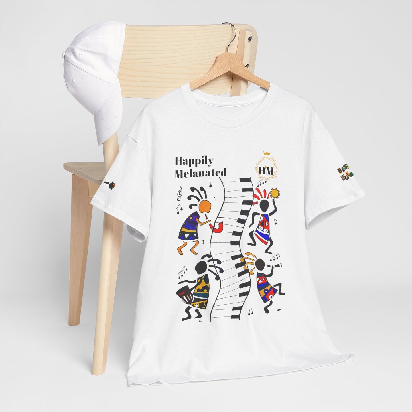 Afro Music, Piano Graphic Unisex Tee, Hand Drawn Music Shirt, Jazz Lover Gift, Musical Art