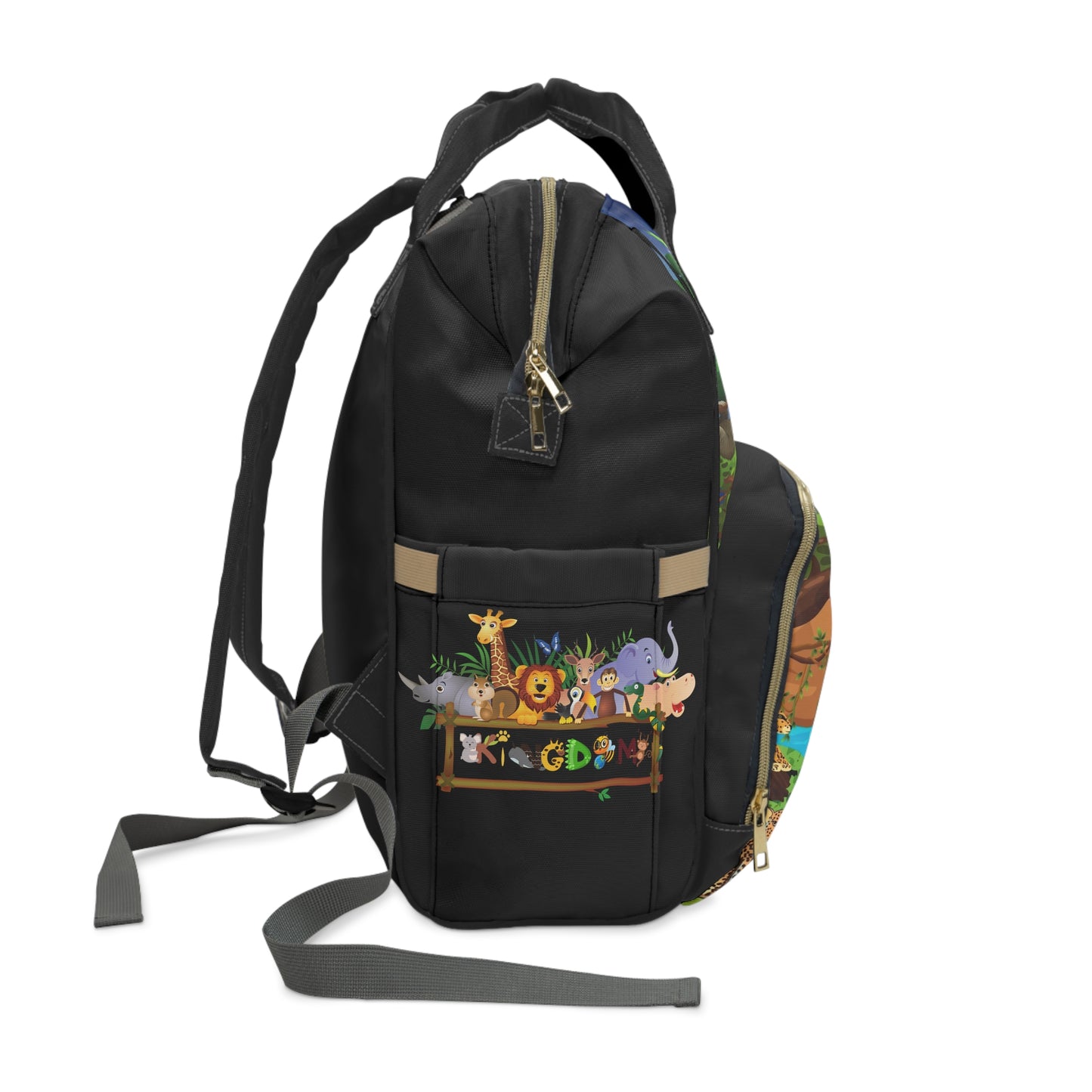 Adventurous Jungle Diaper Backpack for Parents