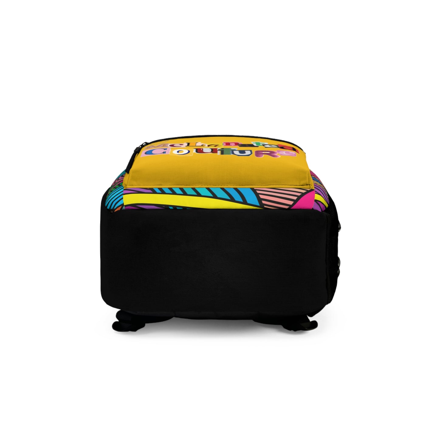 Colorful Tribal Dance Backpack, Ethnic Music Festival Bag, Boho Rucksack