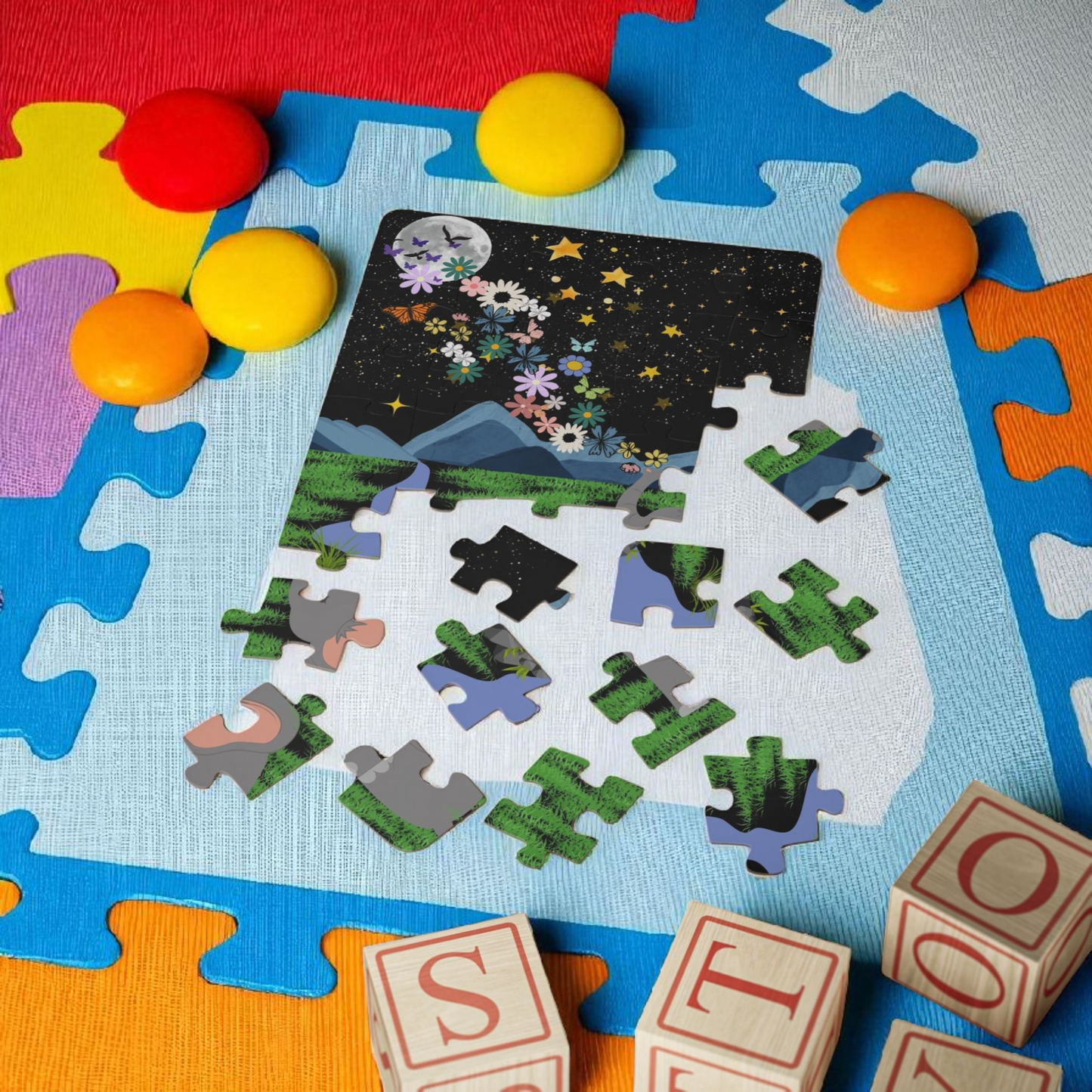 Elephant Puzzle, 30-Piece - Fun Animal Jigsaw for Children, Educational Toy, Gift for Kids