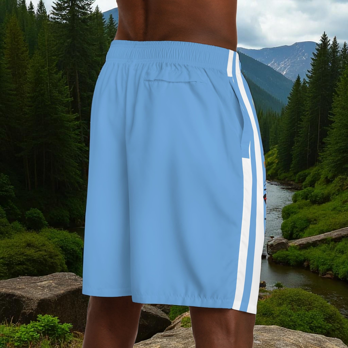 Cultural Dance Men's Jogger Shorts - Happily Celebrating Heritage