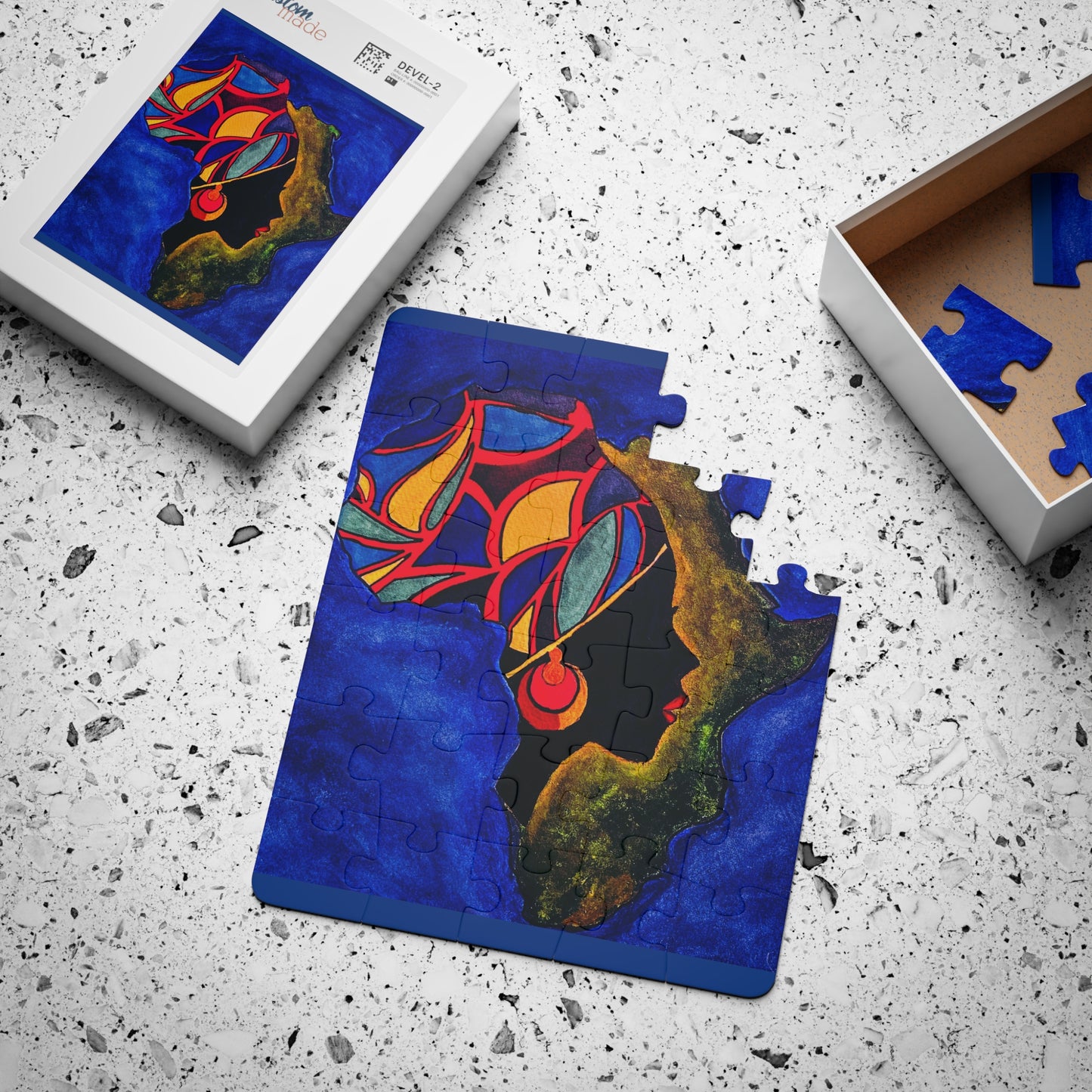 Kids' 30-Piece Africa Puzzle - Colorful Educational Fun
