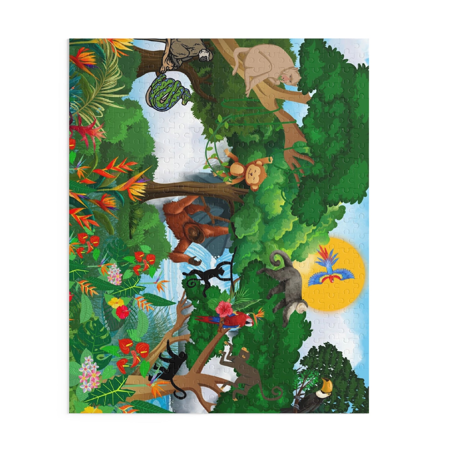 Nature-Themed Puzzle (120/252/500-Piece) – Fun for All Ages!